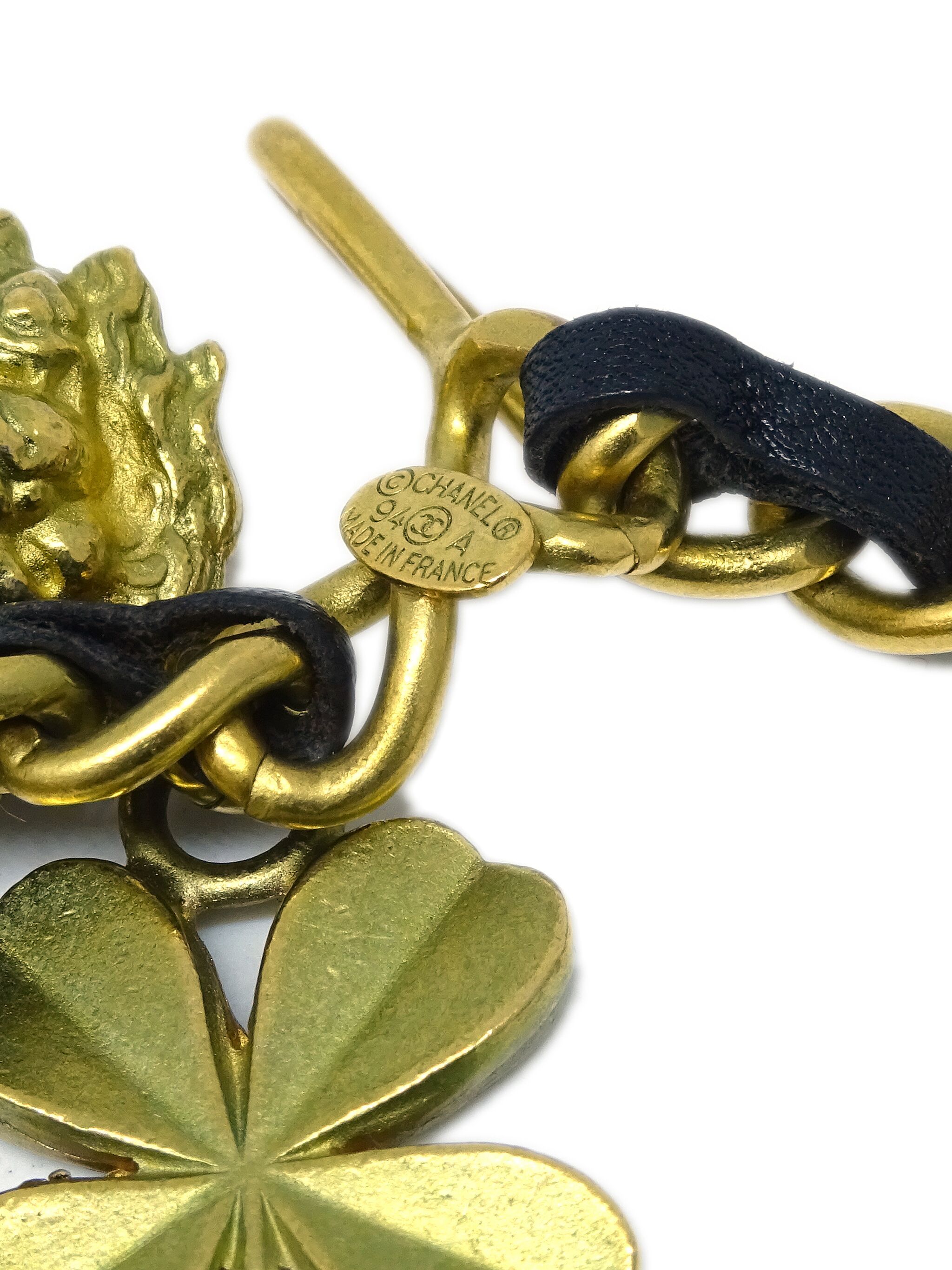 CHANEL Pre-Owned CHANEL Pre-Owned цепочный ремень Icon с логотипом CC (1994 год) — Фото 4