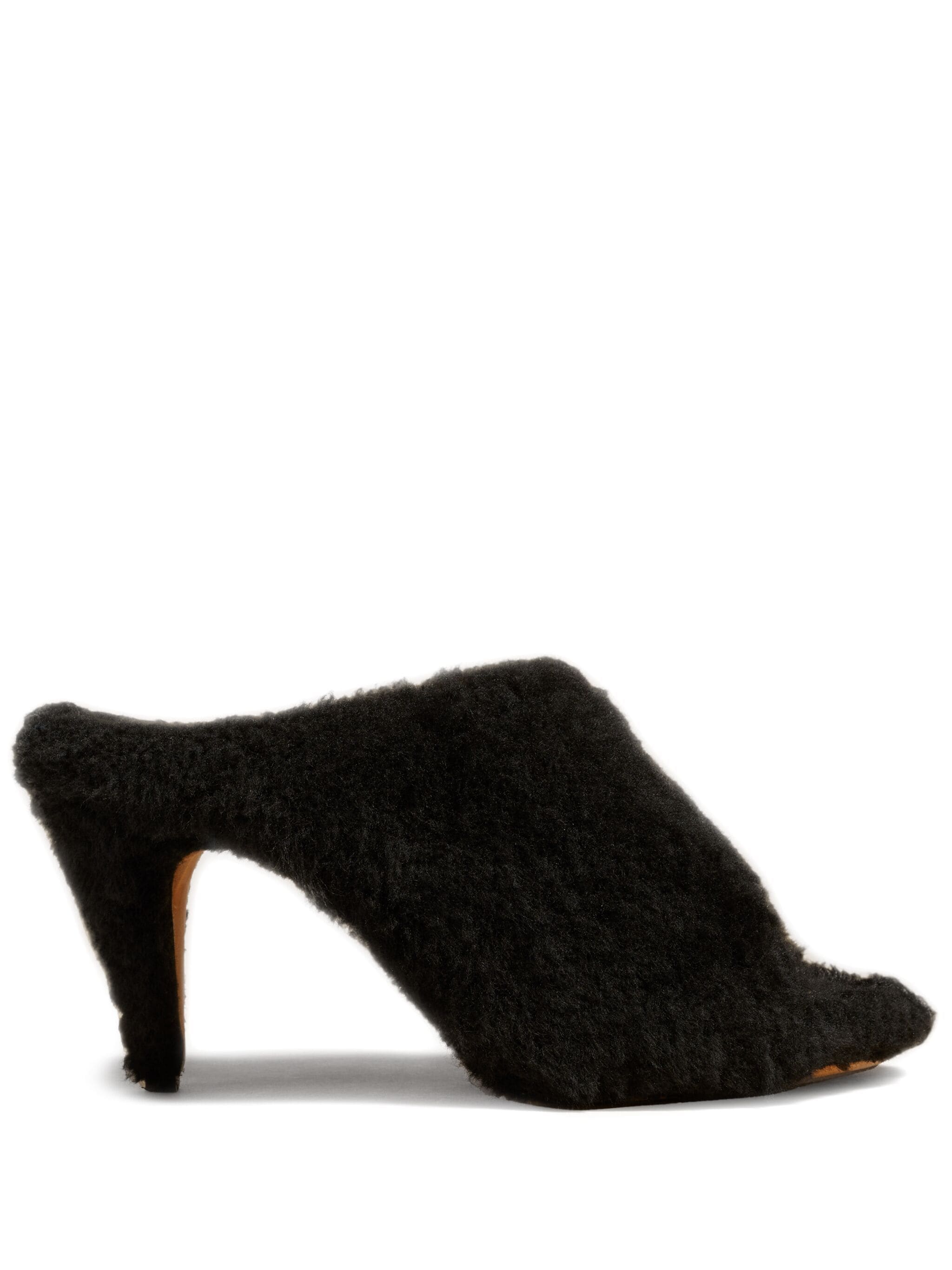 KHAITE KHAITE Marion 90mm shearling mules — Фото 3