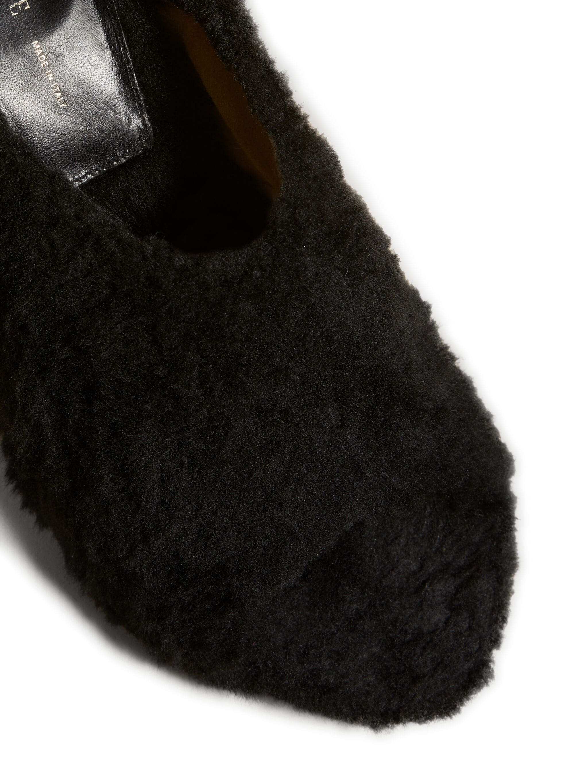 KHAITE KHAITE Marion 90mm shearling mules — Фото 4