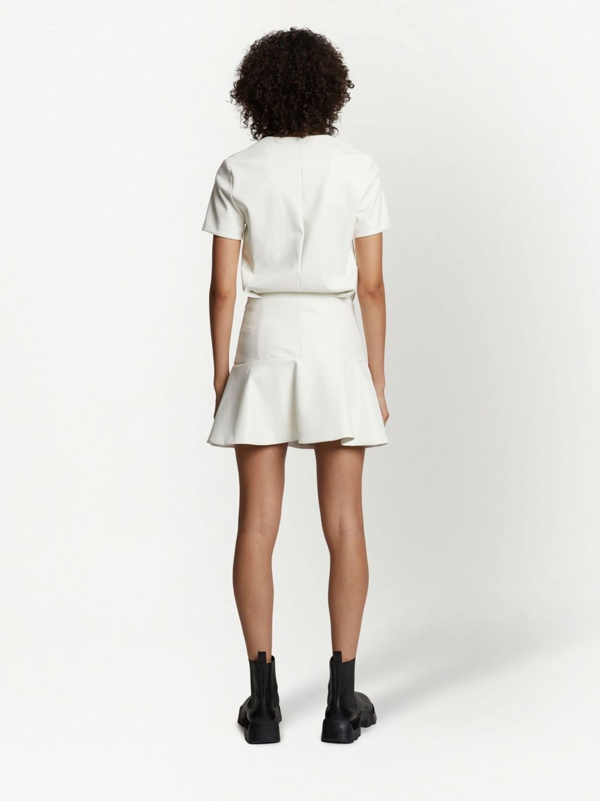 Proenza Schouler White Label Proenza Schouler White Label faux-leather ruffle mini dress — Фото 2