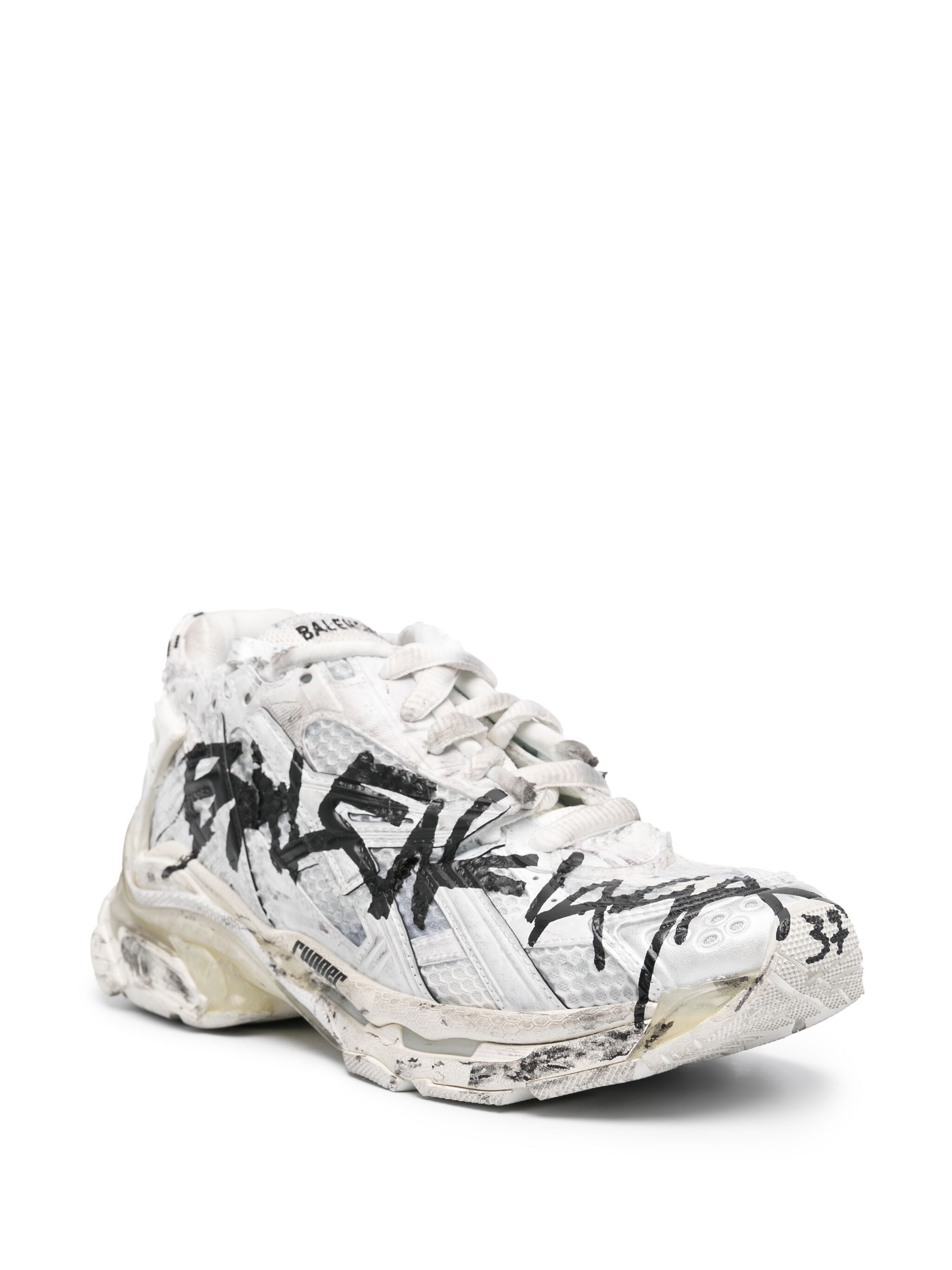 Balenciaga Balenciaga кроссовки Runner Graffiti — Фото 21