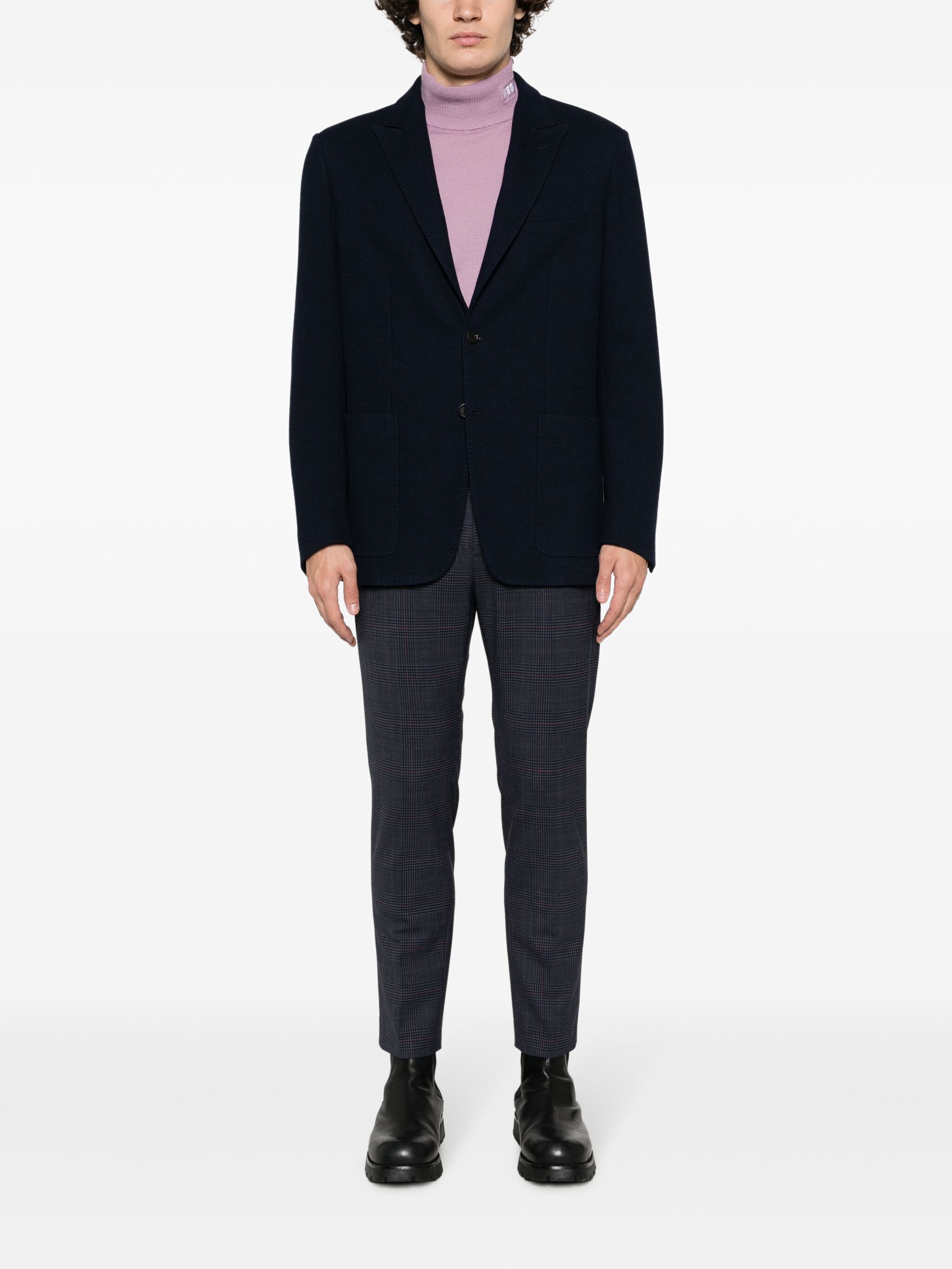 Canali Canali peak-lapels single-breasted blazer — Фото 10