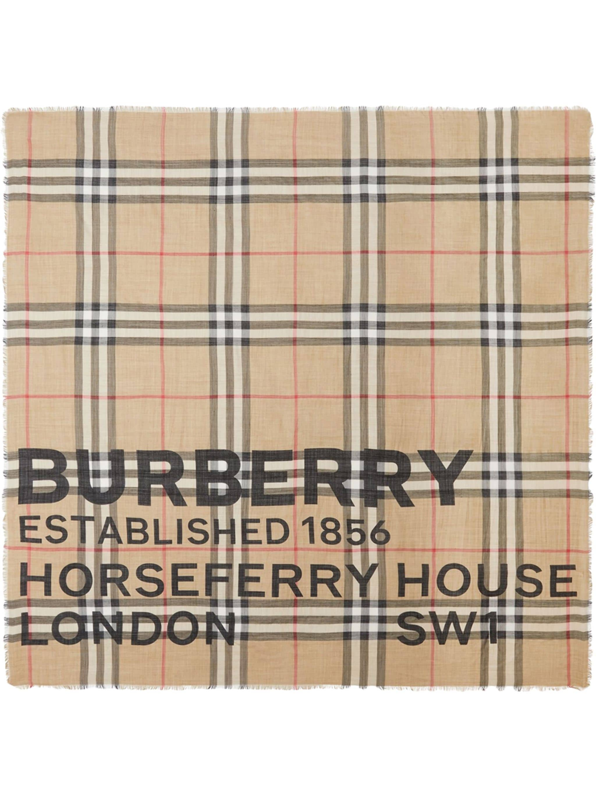 Burberry Burberry шарф в клетку — Фото 2