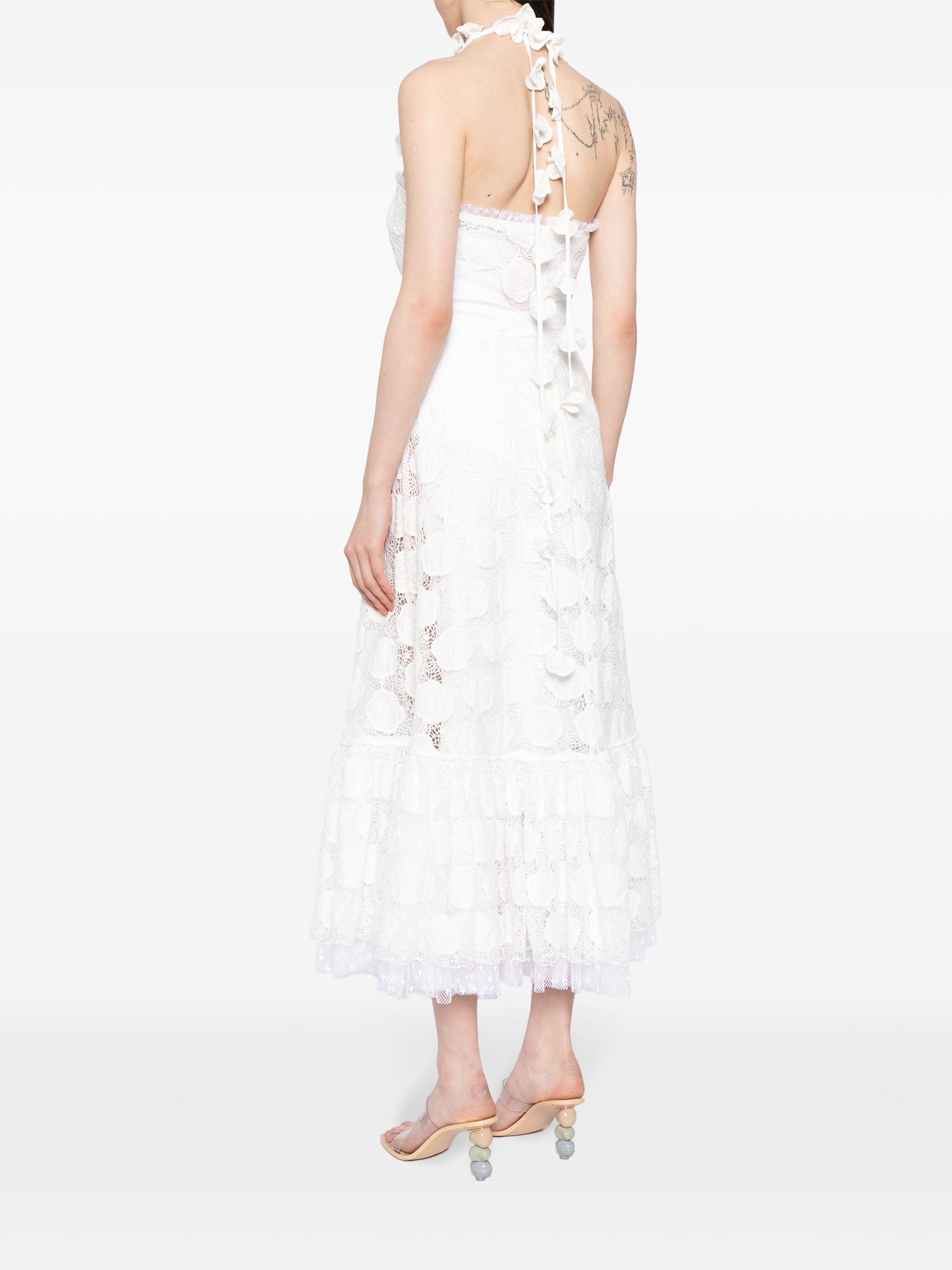 Alexis Alexis Villanelle embroidered haltnerneck dress — Фото 2