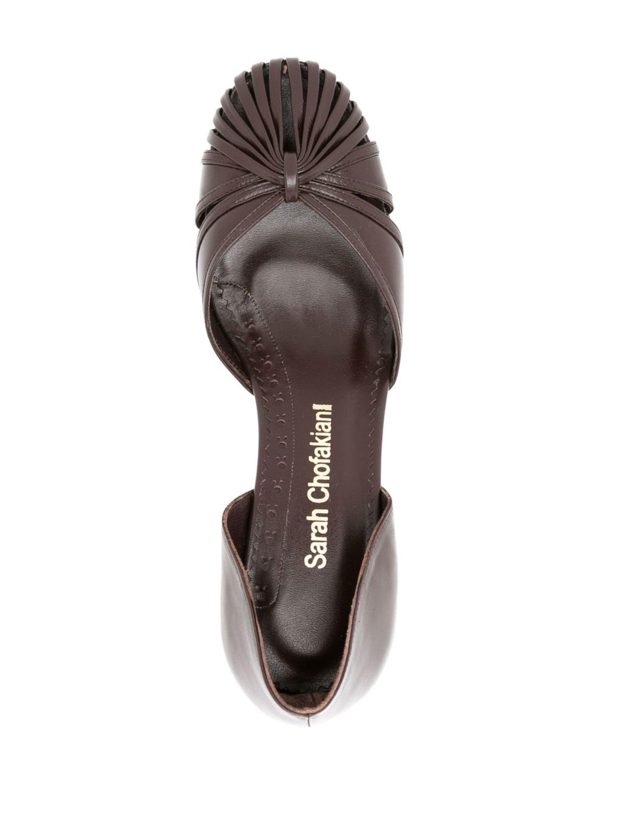 Sarah Chofakian Sarah Chofakian round-toe pumps — Фото 29