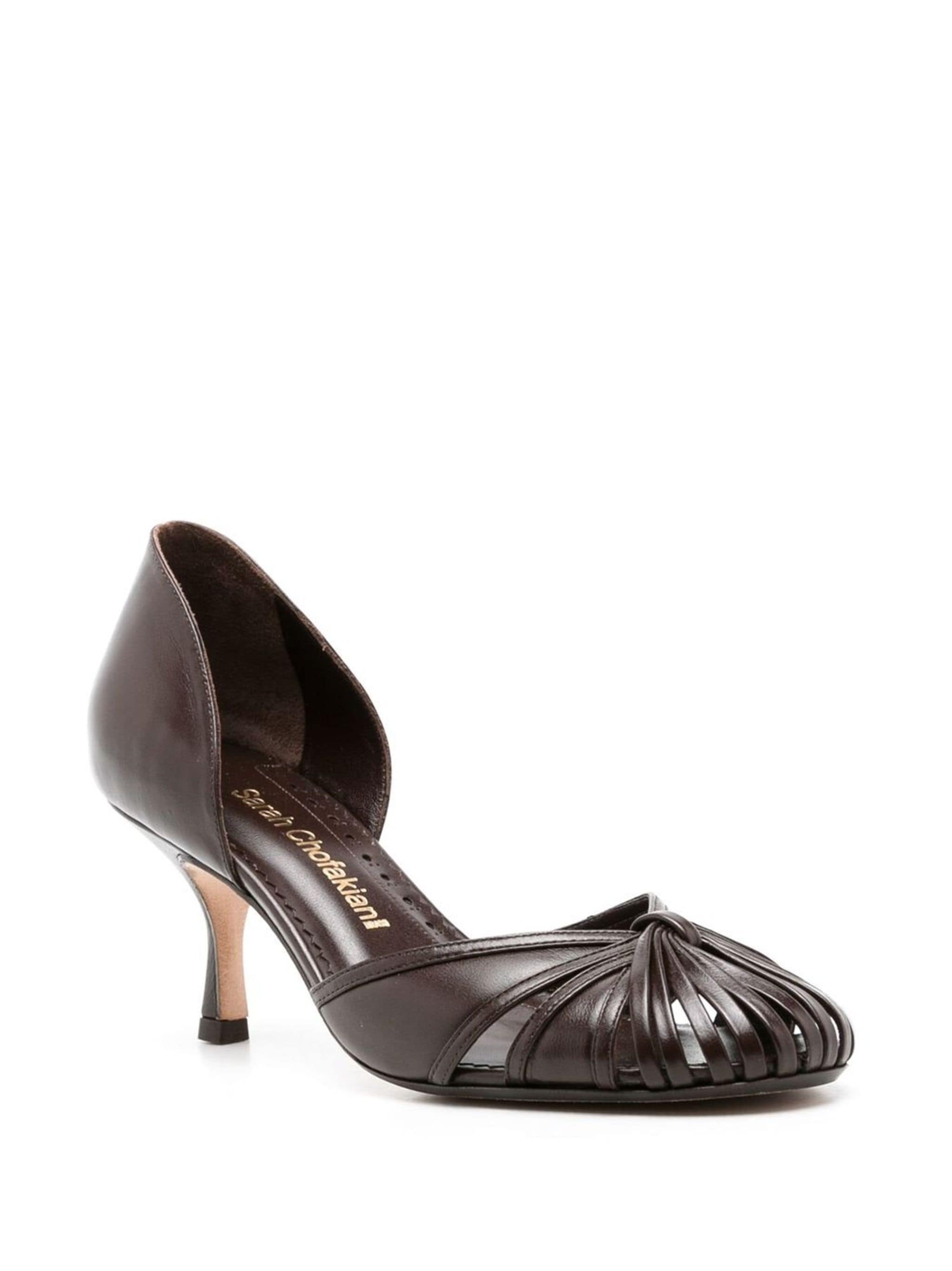 Sarah Chofakian Sarah Chofakian round-toe pumps — Фото 30