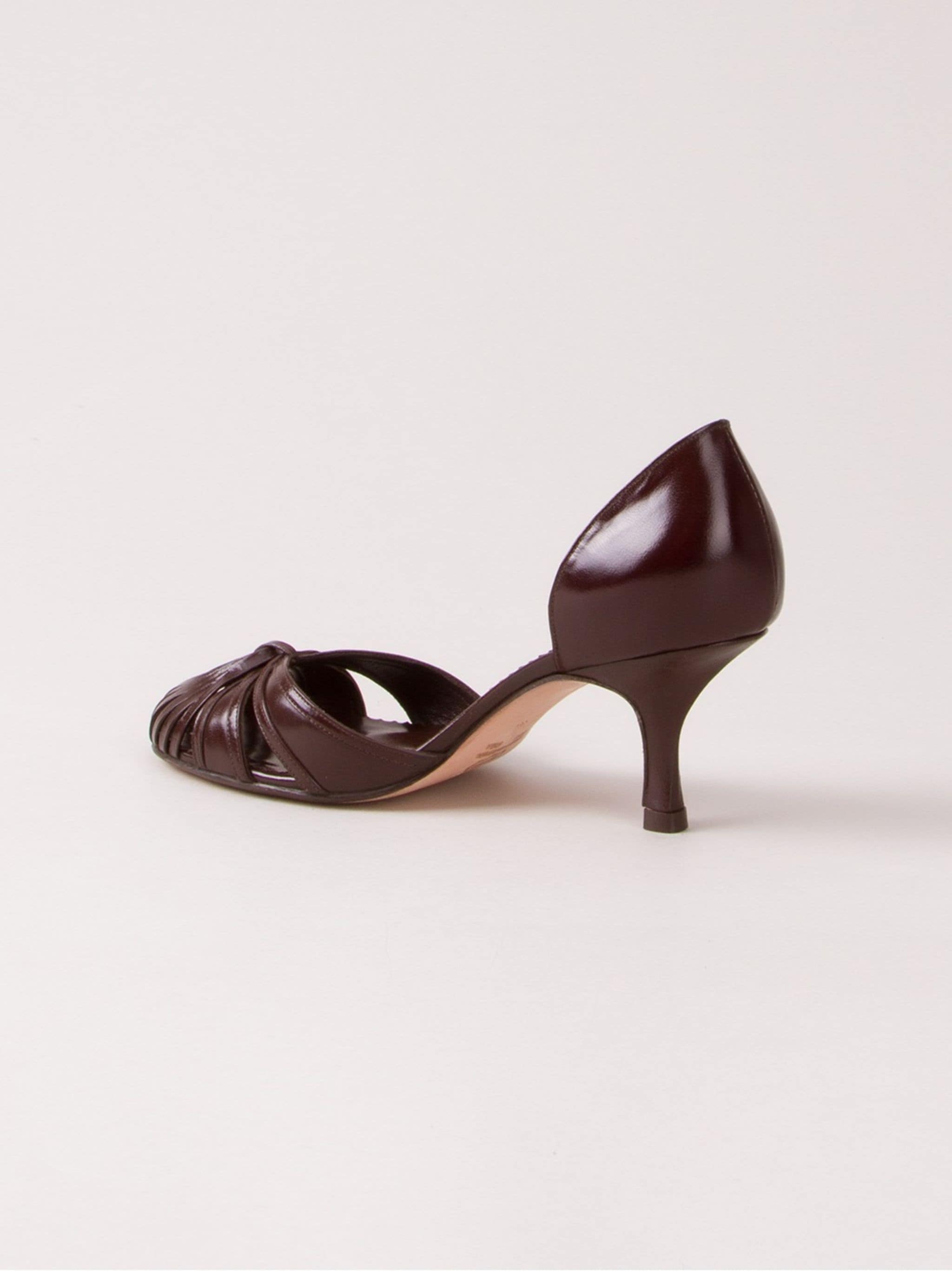 Sarah Chofakian Sarah Chofakian round-toe pumps — Фото 27