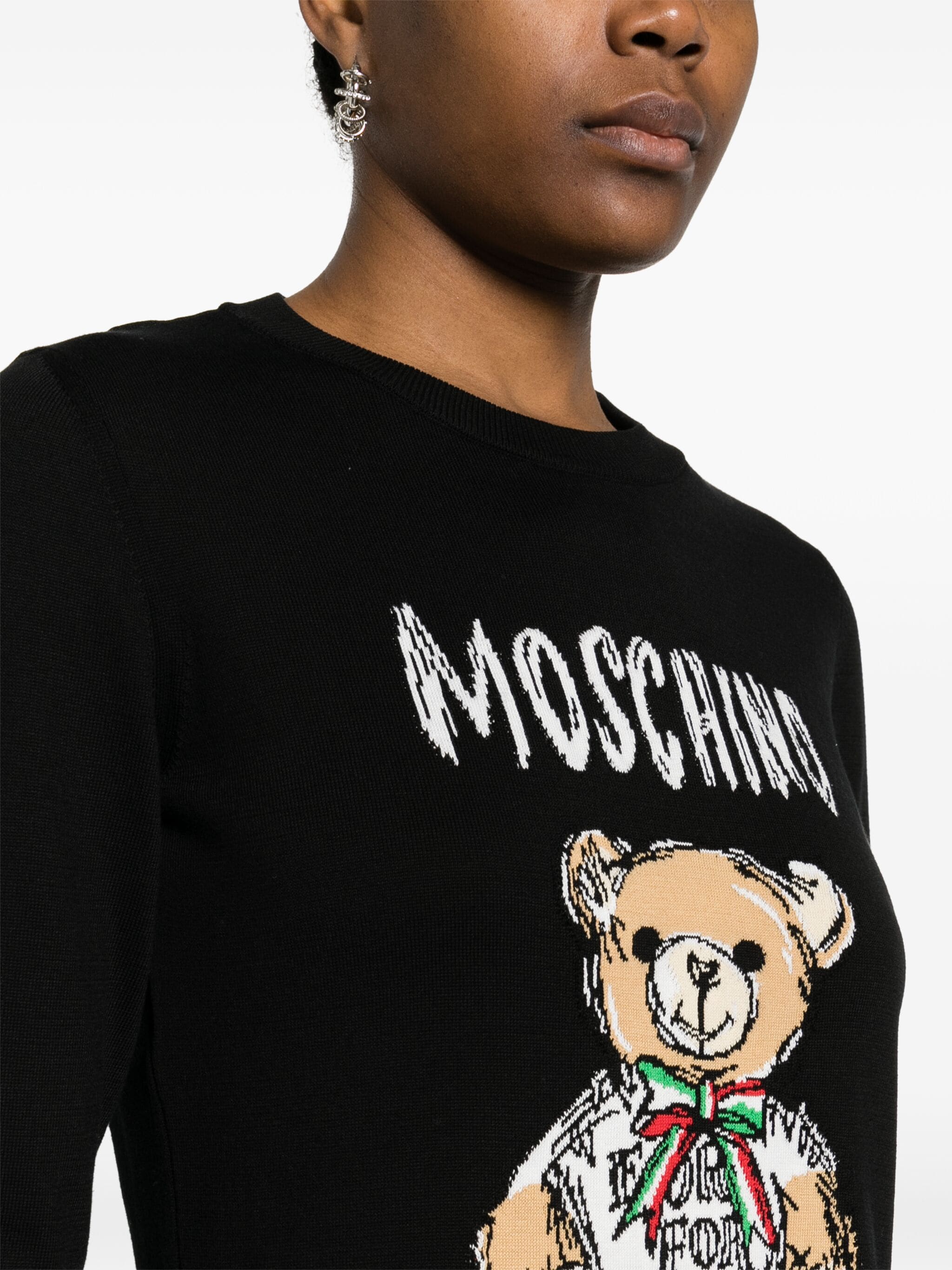 Moschino Moschino платье мини с принтом Teddy Bear — Фото 10