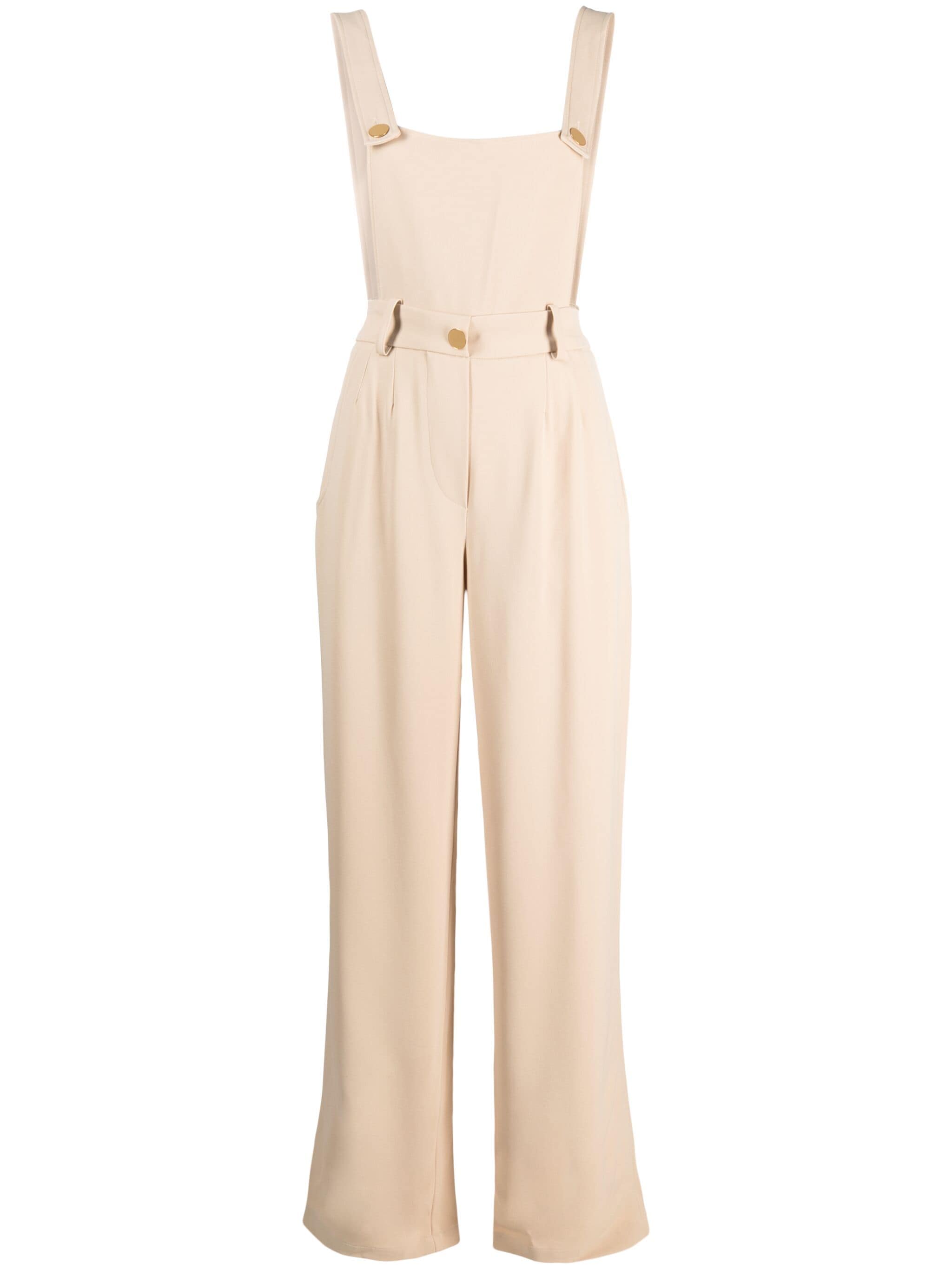 Rowen Rose Rowen Rose sleeveless straight-leg overalls — Фото 5