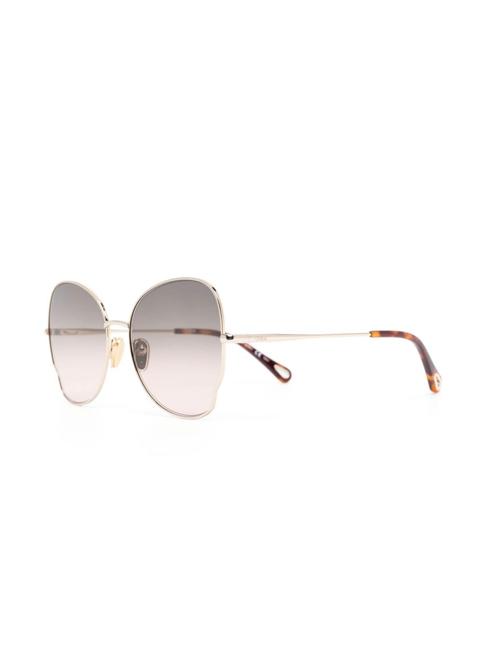 Chloé Eyewear Chloé Eyewear солнцезащитные очки с эффектом градиента  — Фото 5