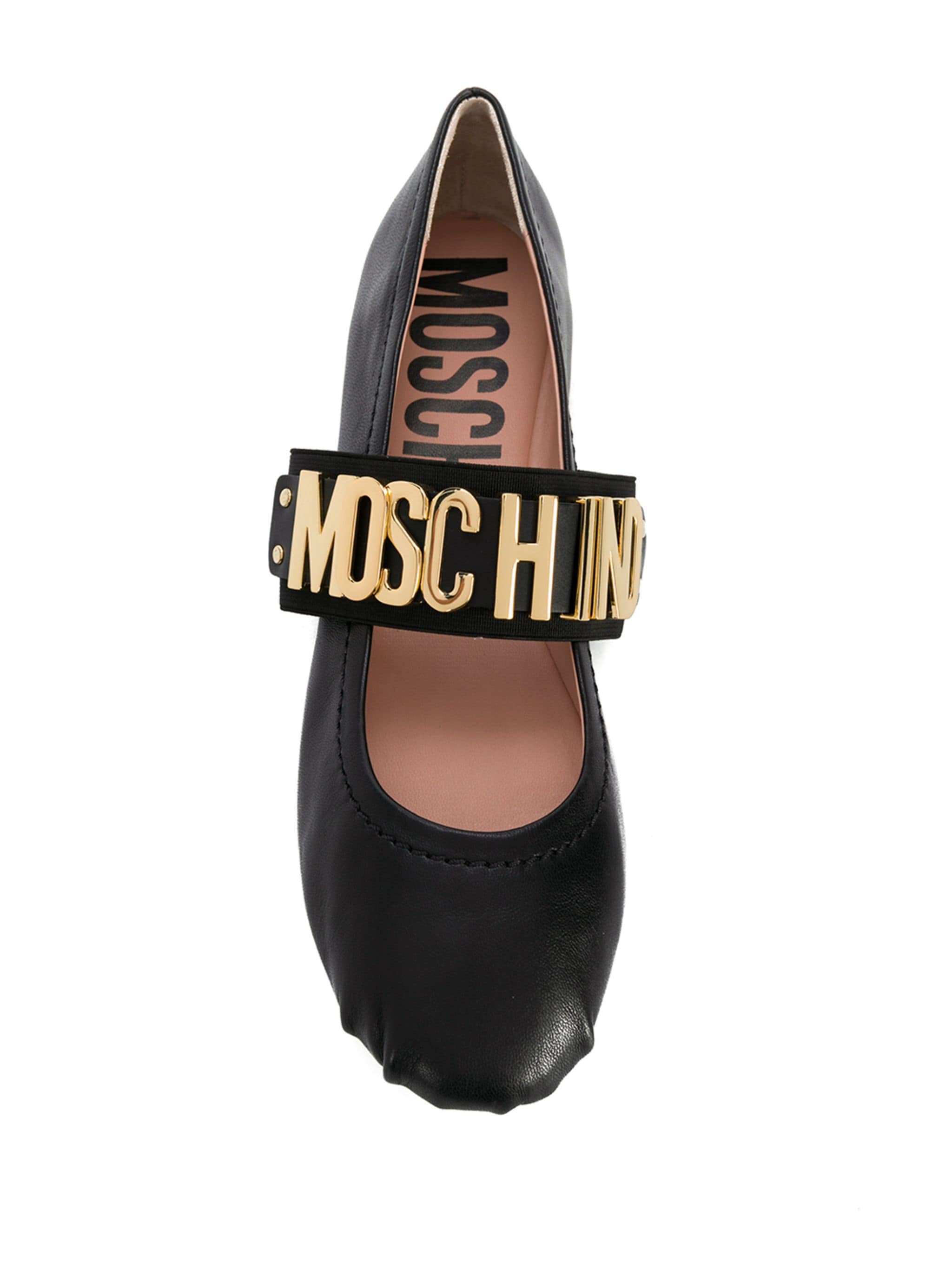 Moschino Moschino балетки с логотипом — Фото 2