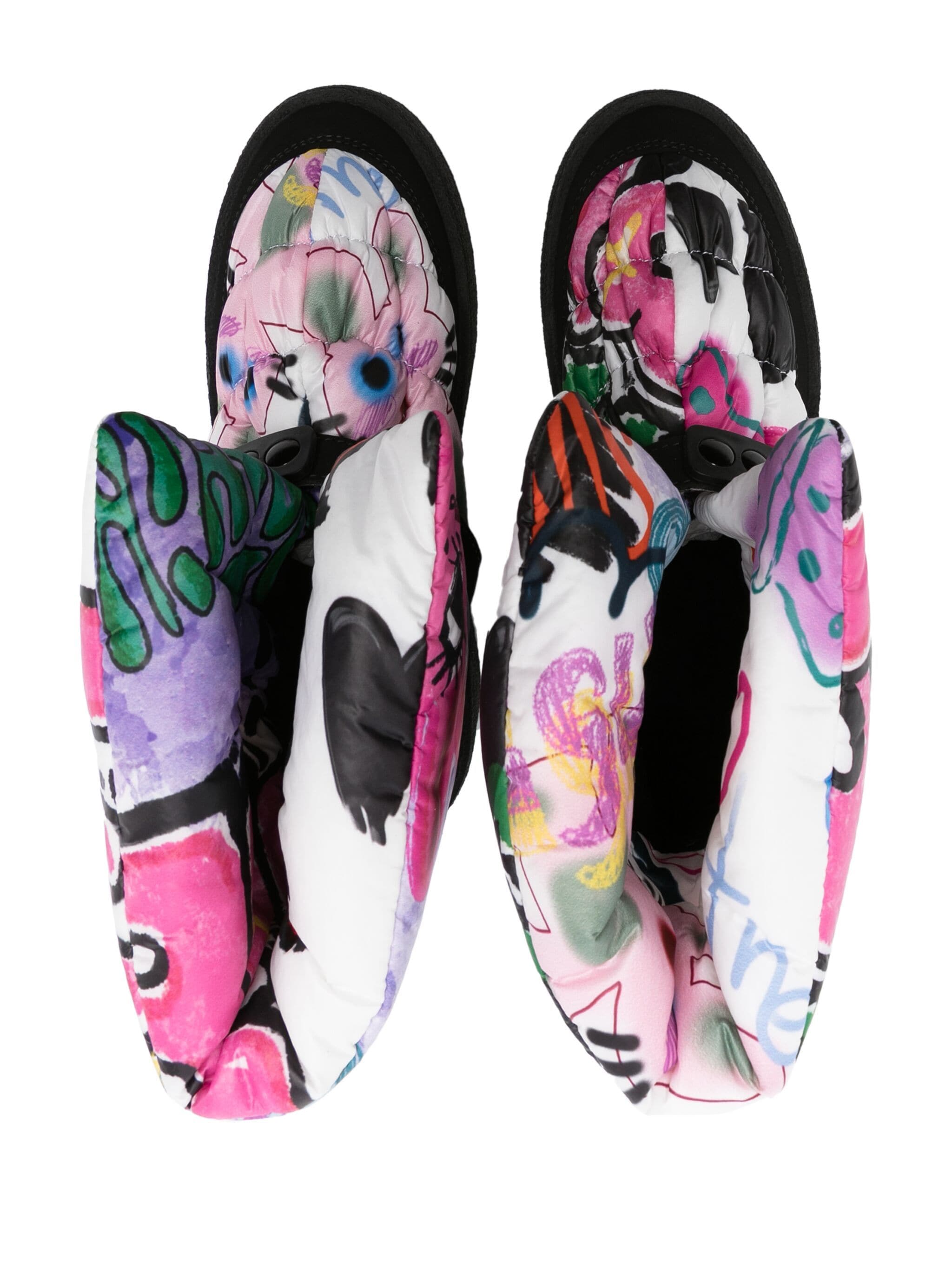 Khrisjoy Khrisjoy graphic-print padded boots — Фото 1