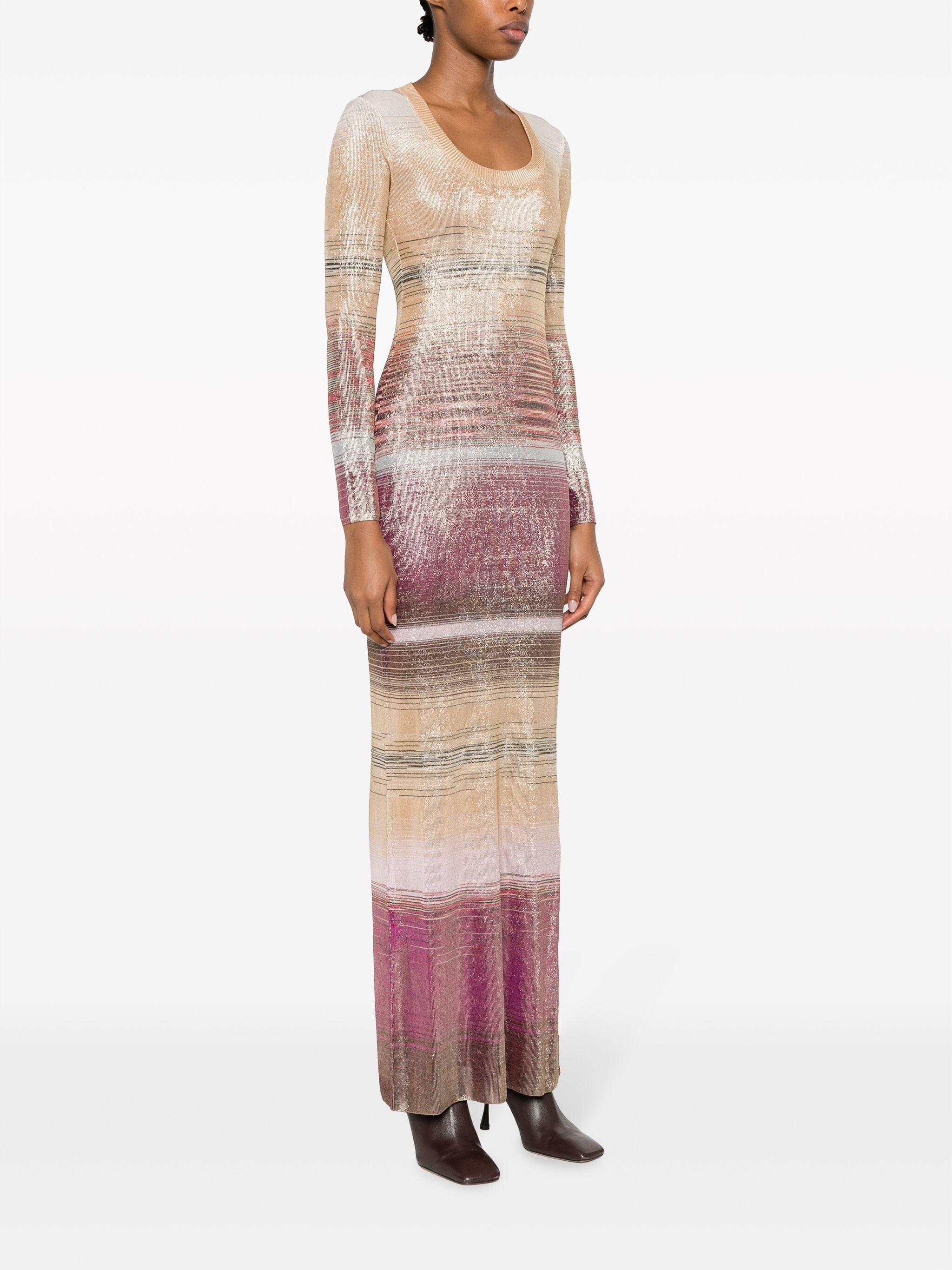 Missoni Missoni striped long-sleeve maxi dress — Фото 2