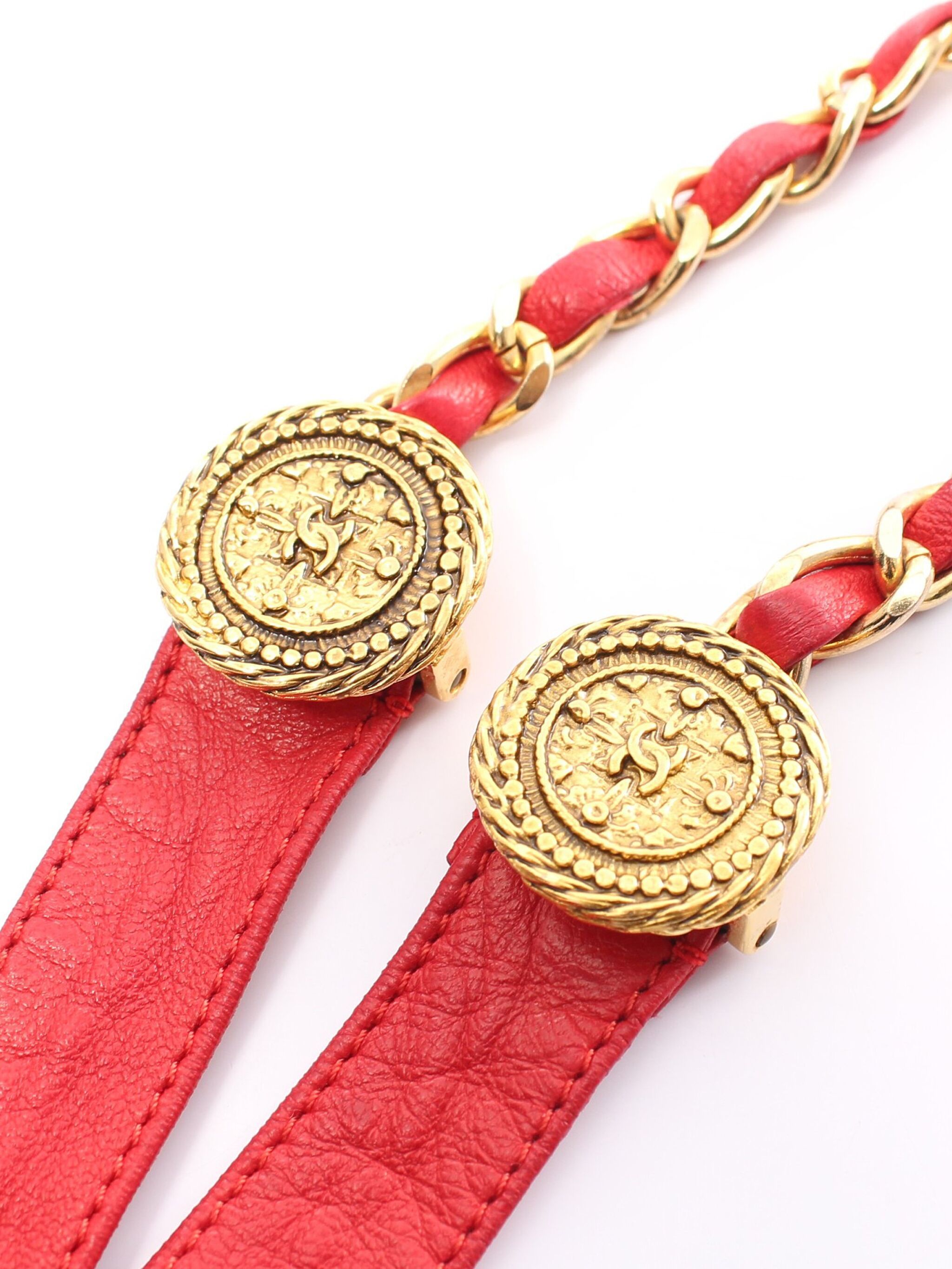 CHANEL Pre-Owned CHANEL Pre-Owned ремень с цепочкой (1986-1988 годы) — Фото 3