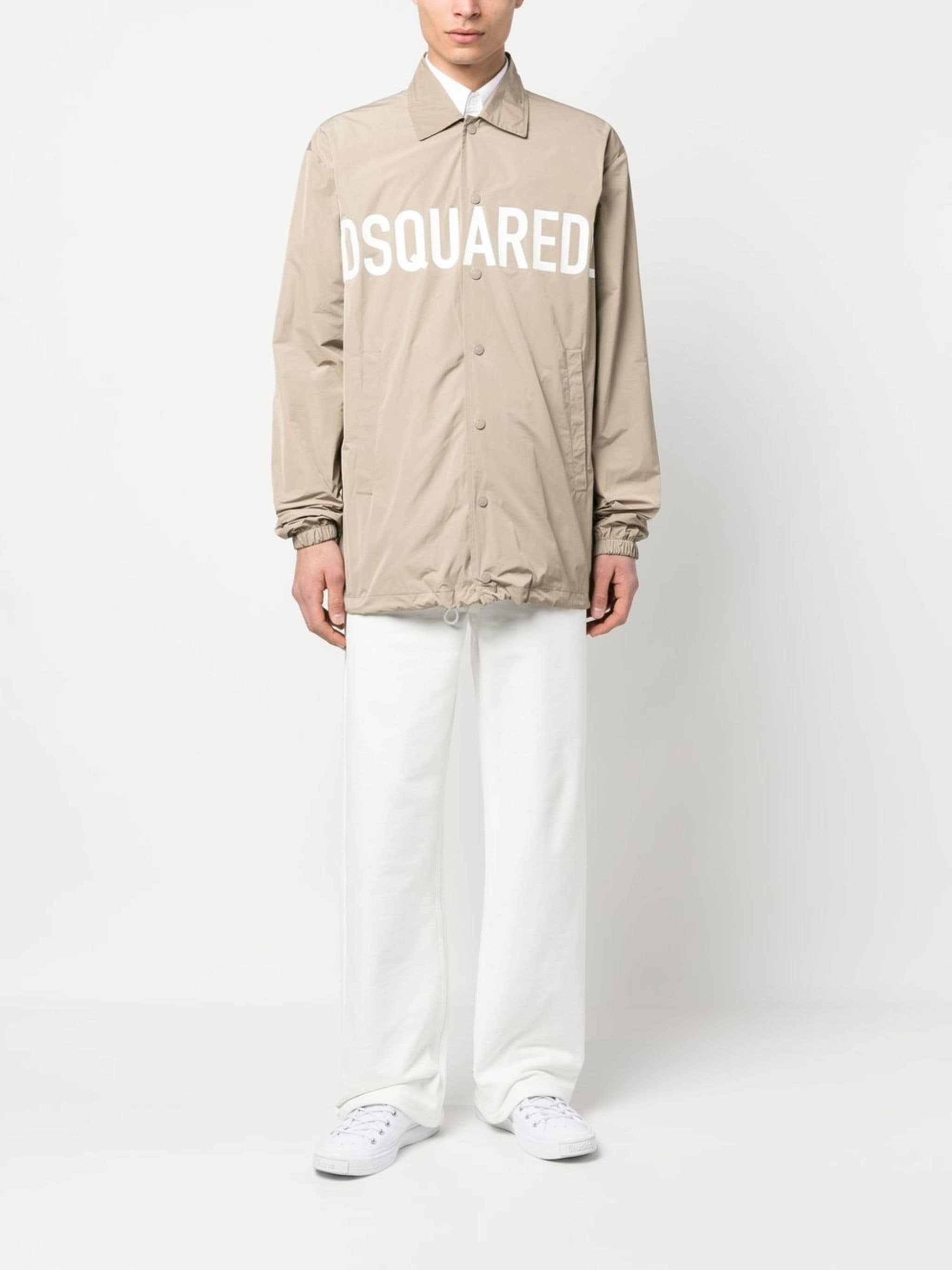 Dsquared2 Dsquared2 logo-print light jacket — Фото 18