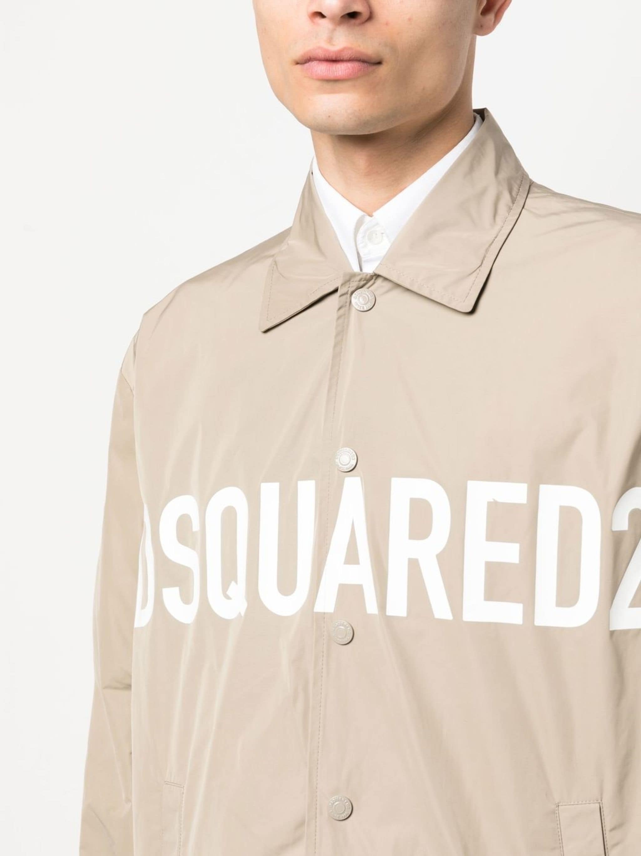 Dsquared2 Dsquared2 logo-print light jacket — Фото 20