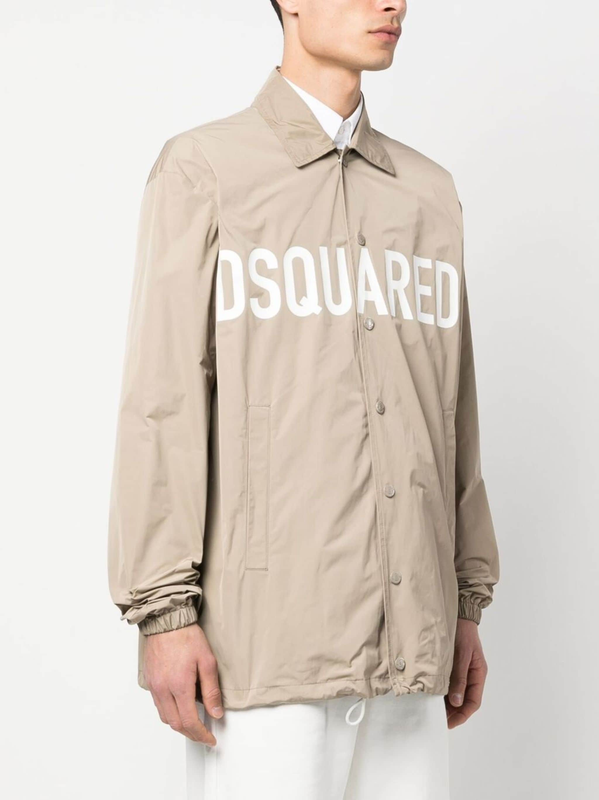 Dsquared2 Dsquared2 logo-print light jacket — Фото 14