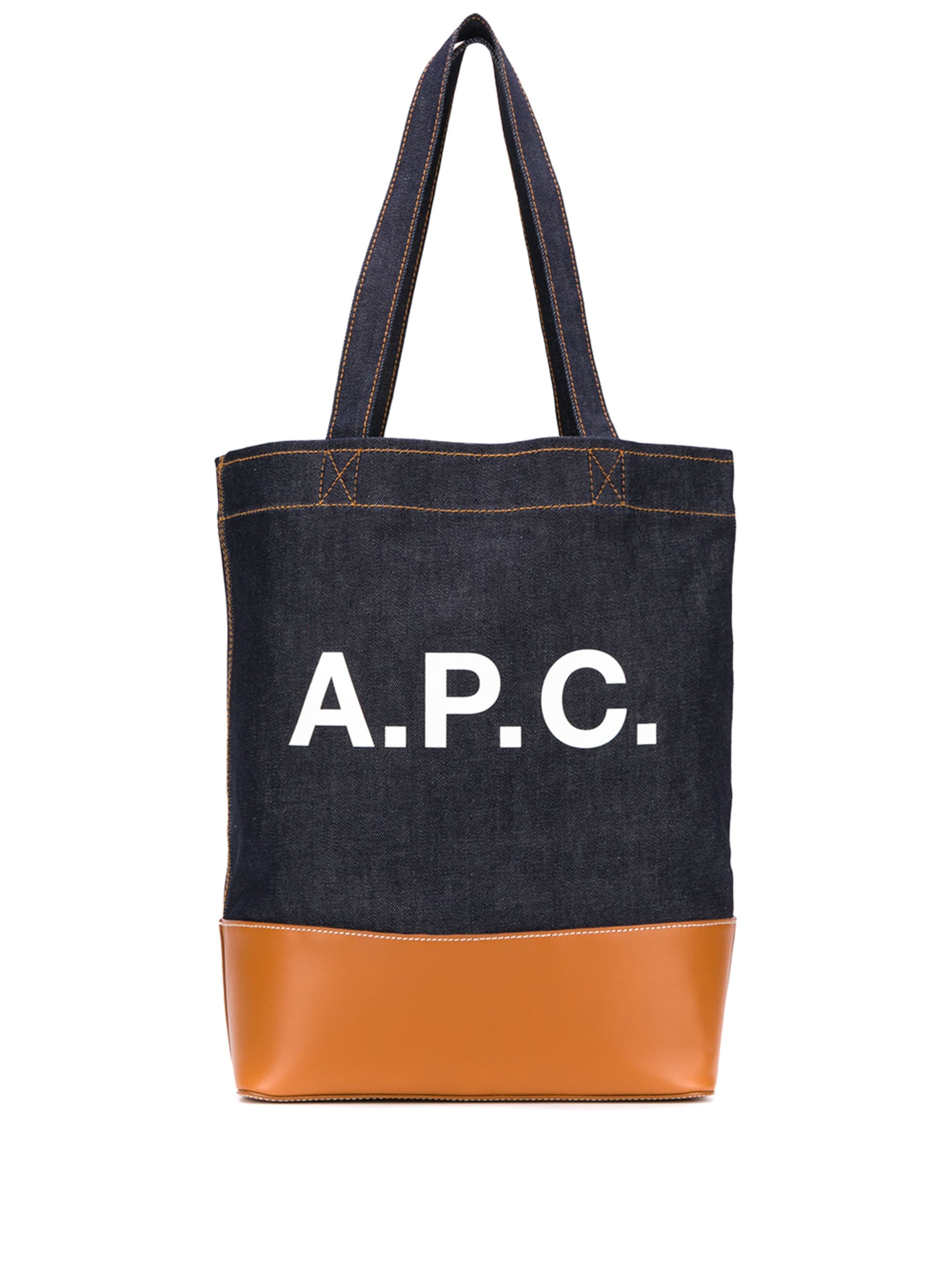 A.P.C. A.P.C. джинсовая сумка на плечо с логотипом — Фото 2