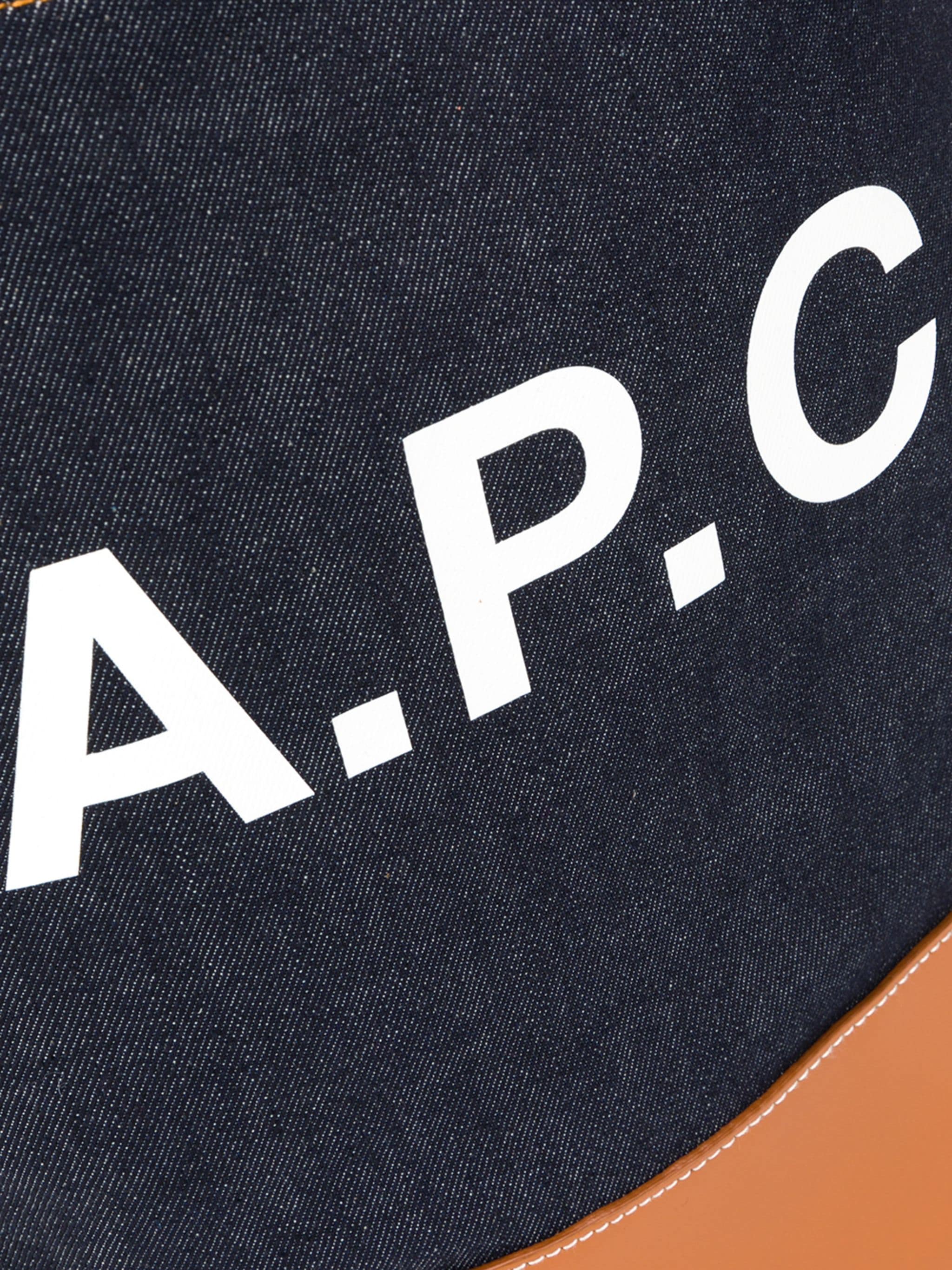 A.P.C. A.P.C. джинсовая сумка на плечо с логотипом — Фото 1