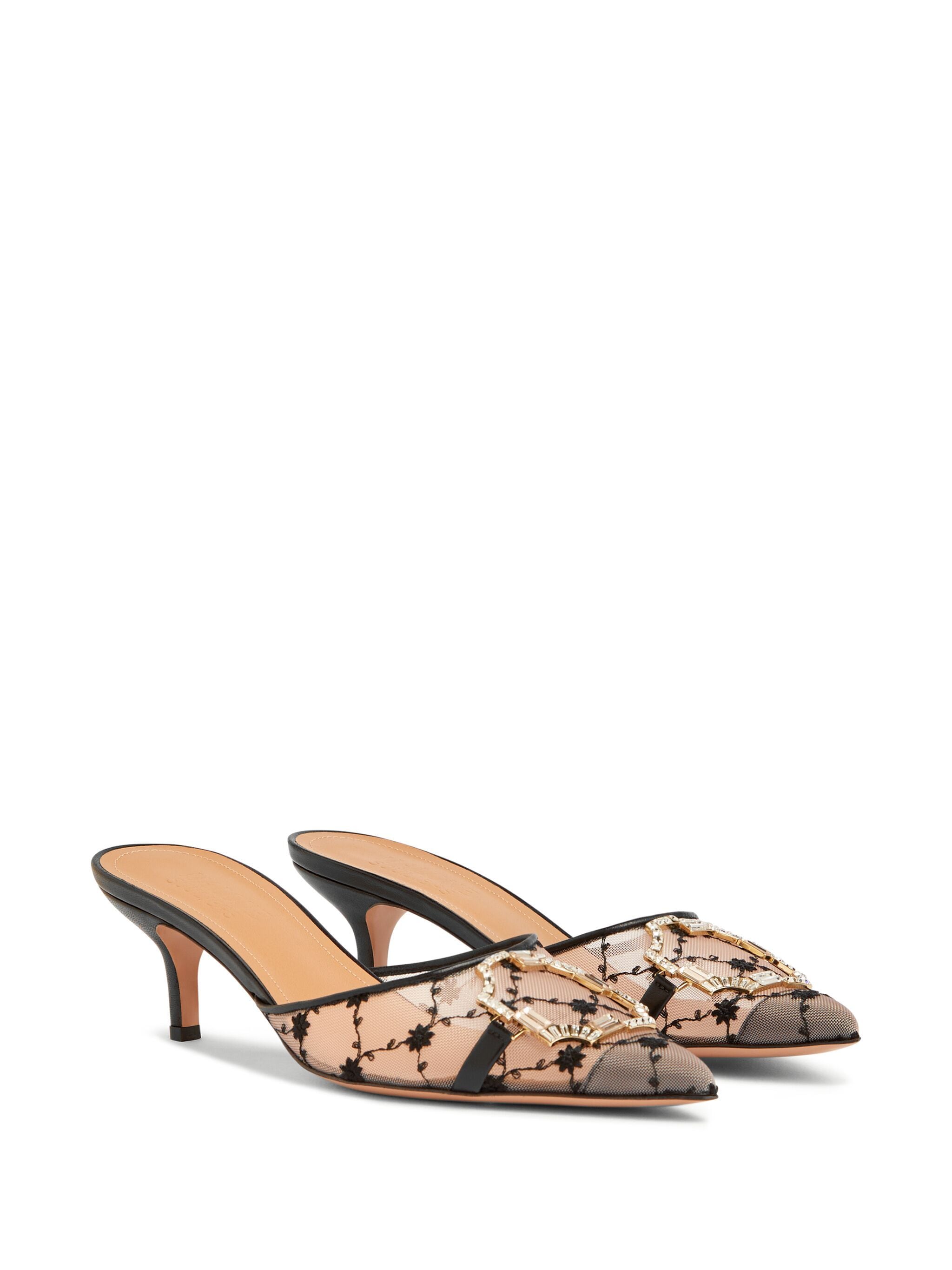 Malone Souliers Malone Souliers мюли Missy 45 с цветочной вышивкой — Фото 19