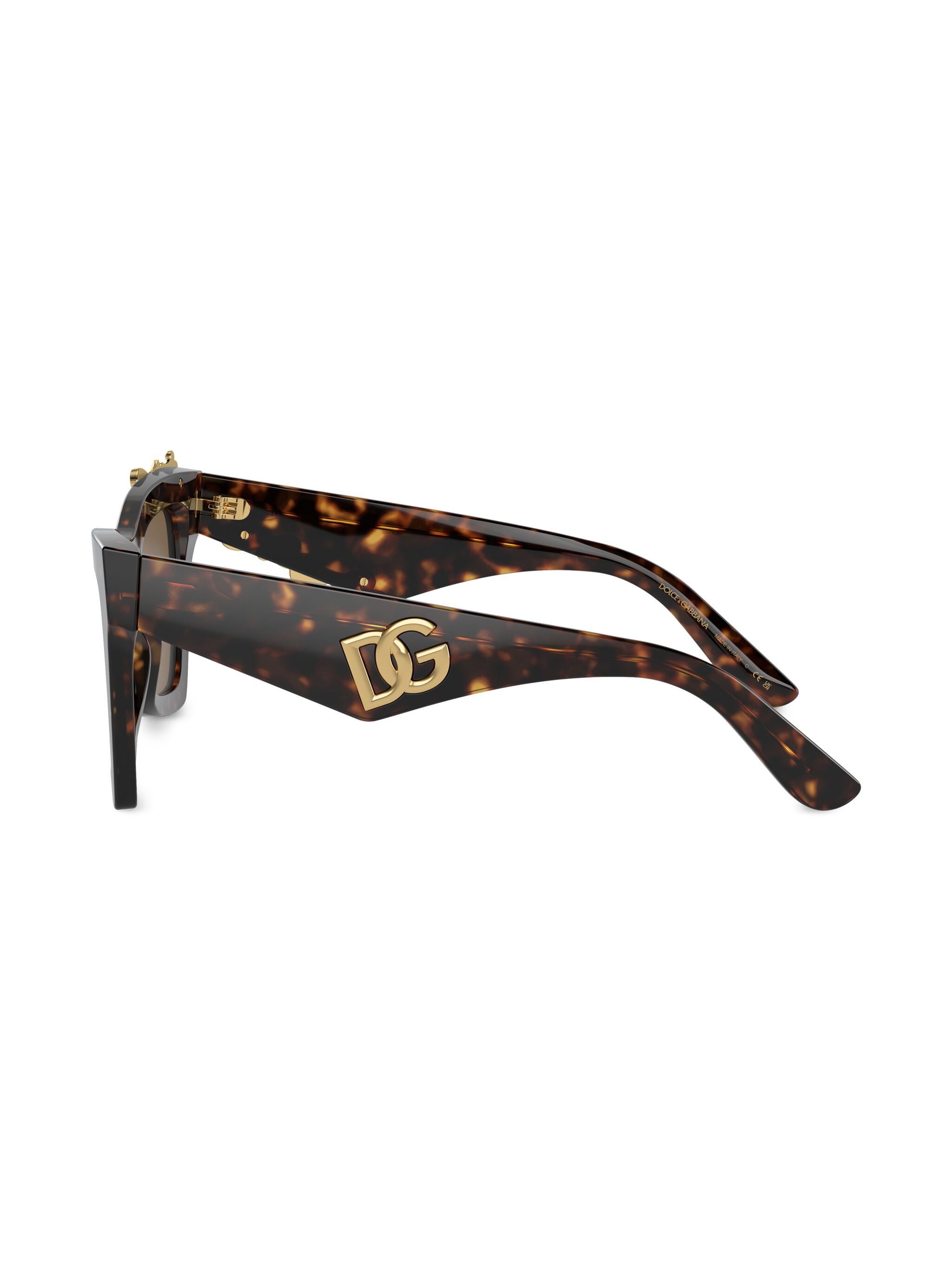 Dolce & Gabbana Eyewear Dolce & Gabbana Eyewear солнцезащитные очки Barocco в оправе кошачий глаз — Фото 1