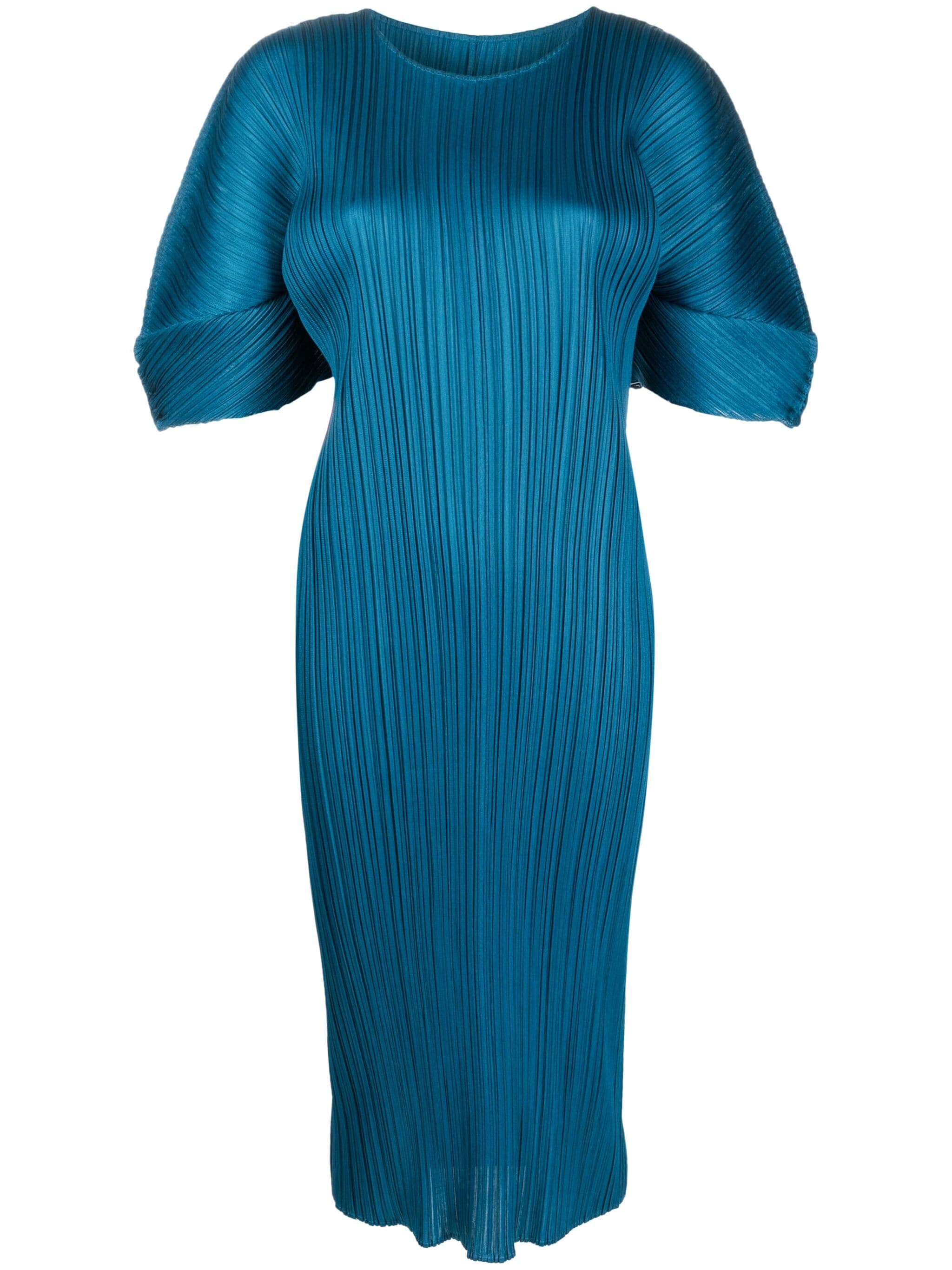 Pleats Please Issey Miyake Pleats Please Issey Miyake August pleated midi dress — Фото 10