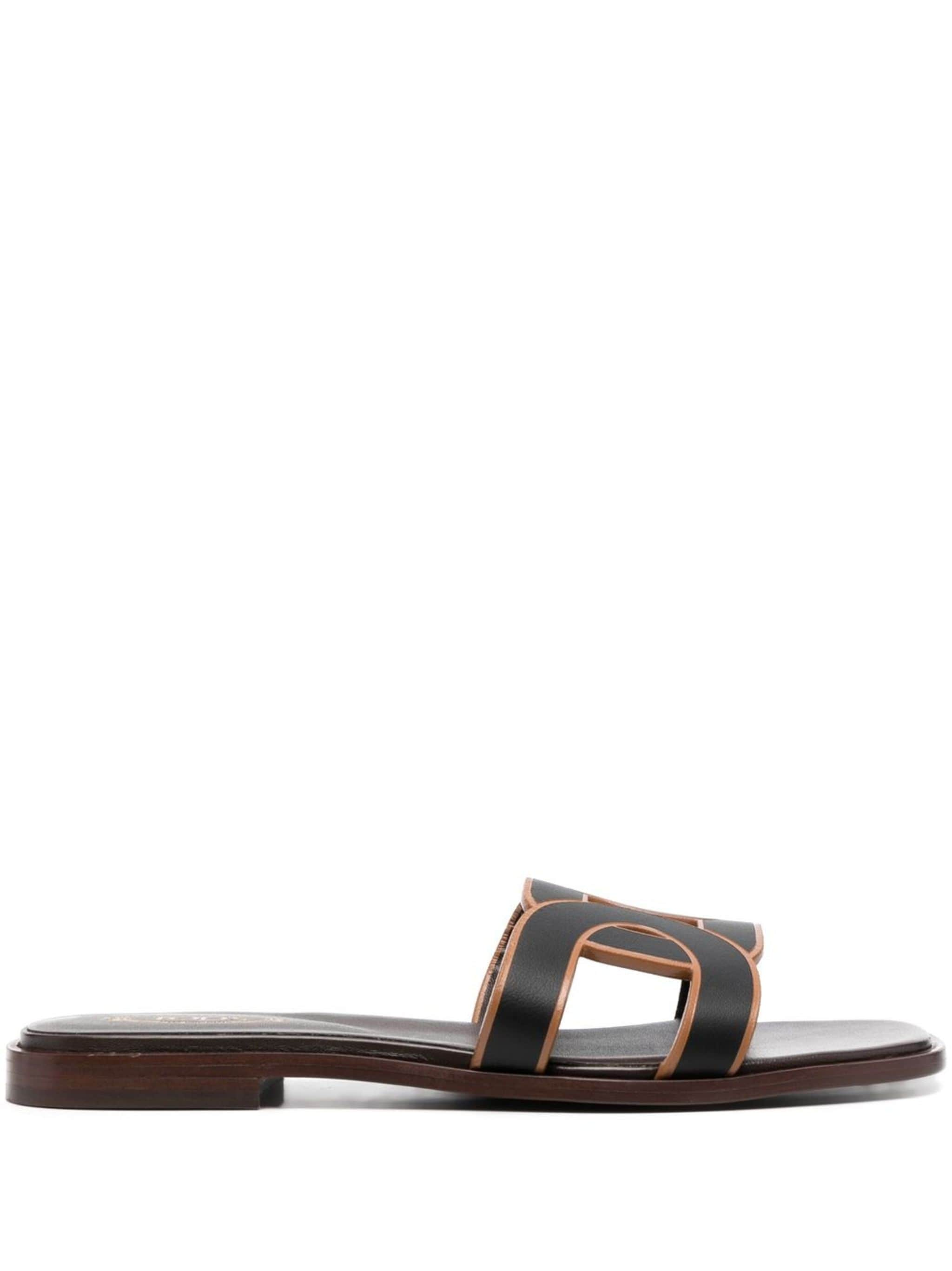 Tod's Tods leather logo strap sandals — Фото 14