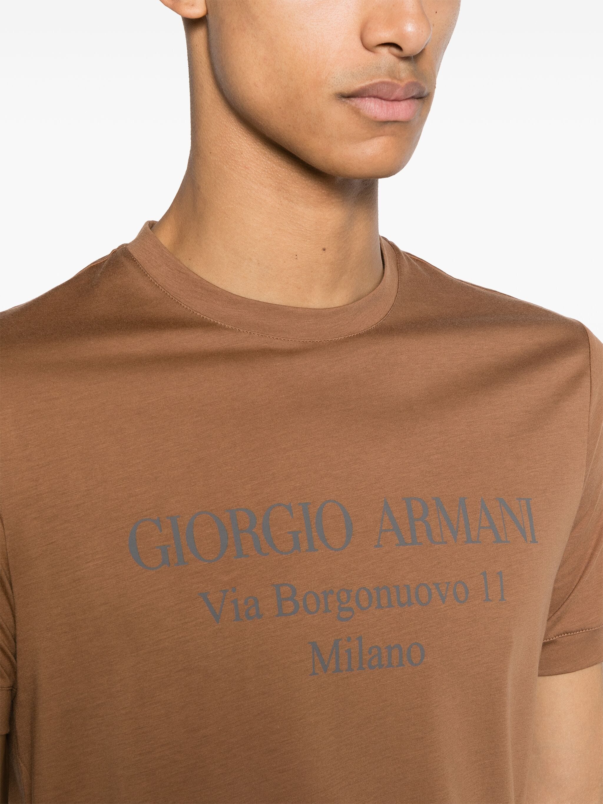 Giorgio Armani Giorgio Armani футболка с логотипом — Фото 24