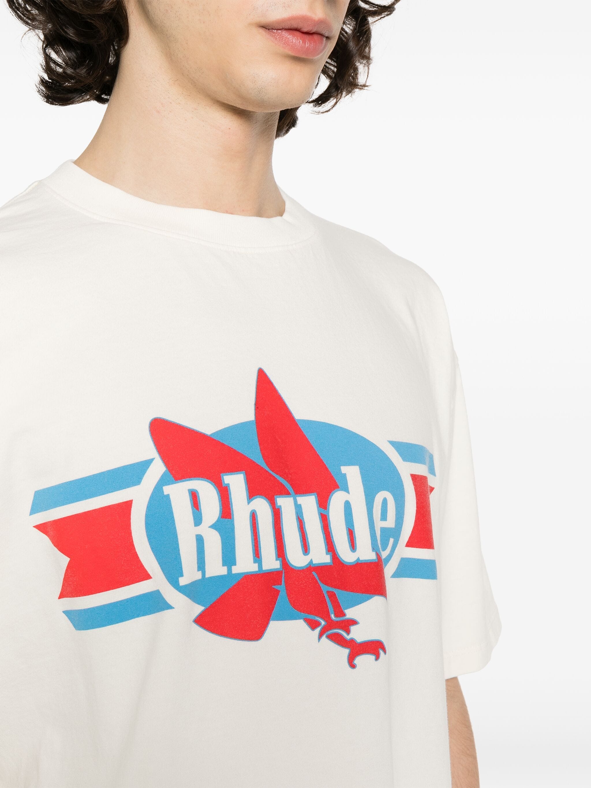 RHUDE RHUDE футболка Chevron Eagle — Фото 5