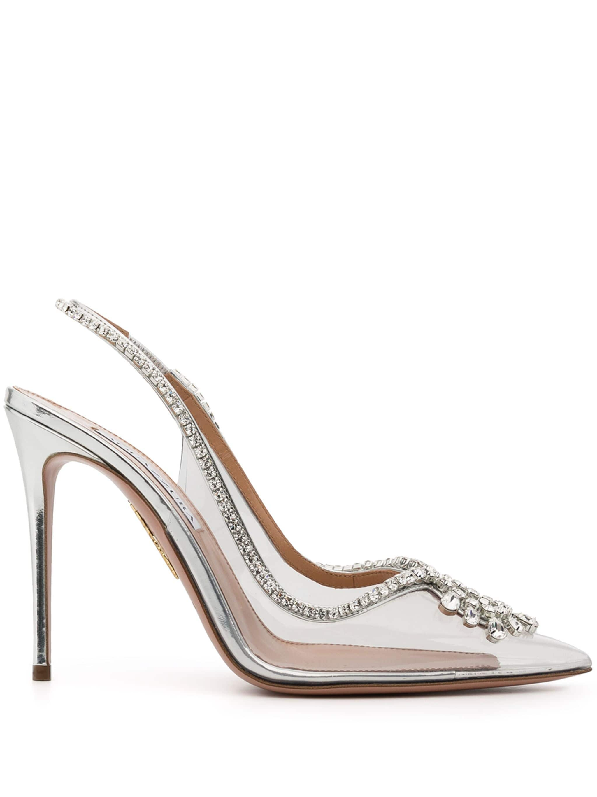 Aquazzura Aquazzura туфли-лодочки Seduction Crystal 105 — Фото 41