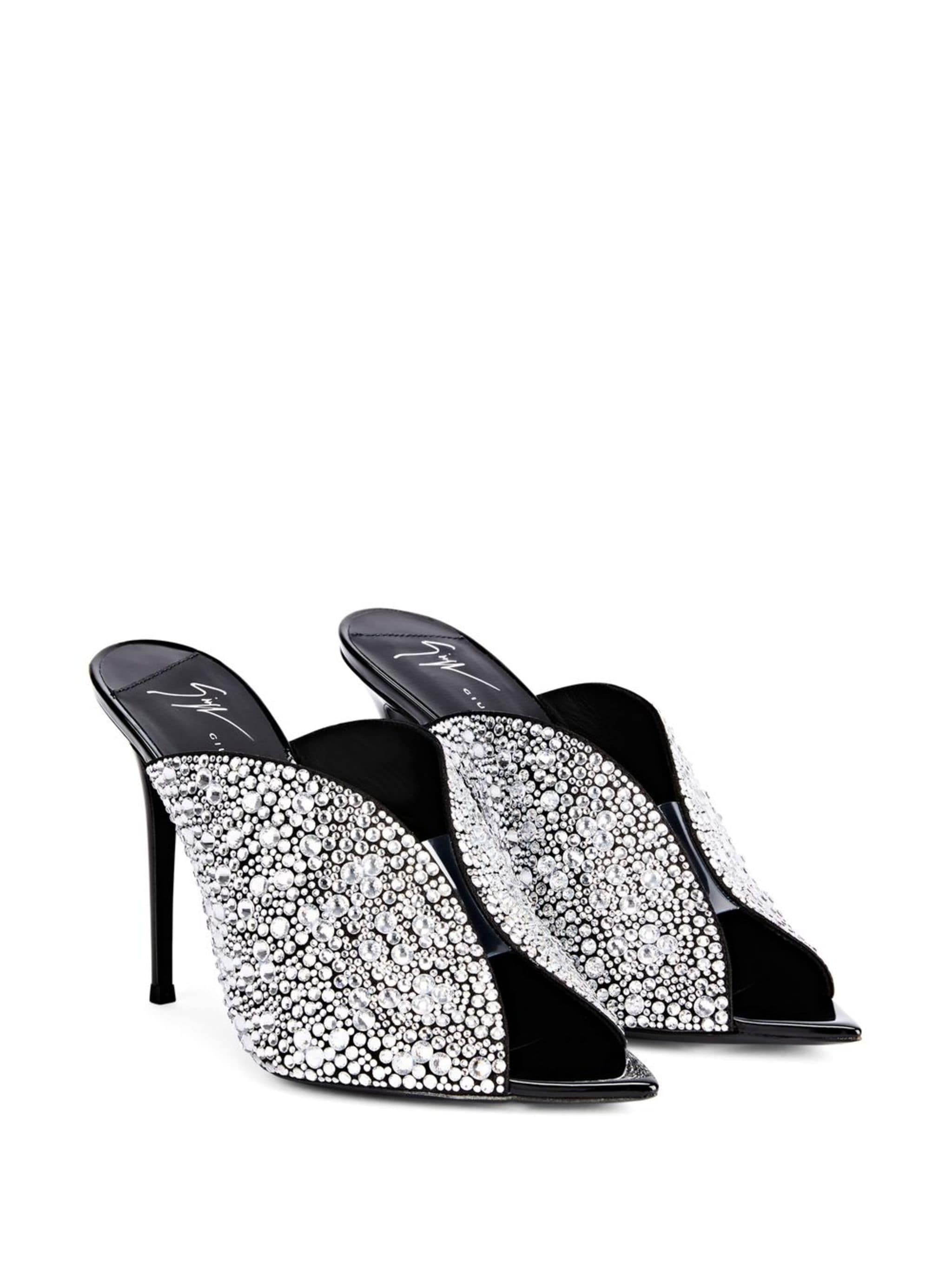 Giuseppe Zanotti Giuseppe Zanotti мюли Intriigo Crystal — Фото 2