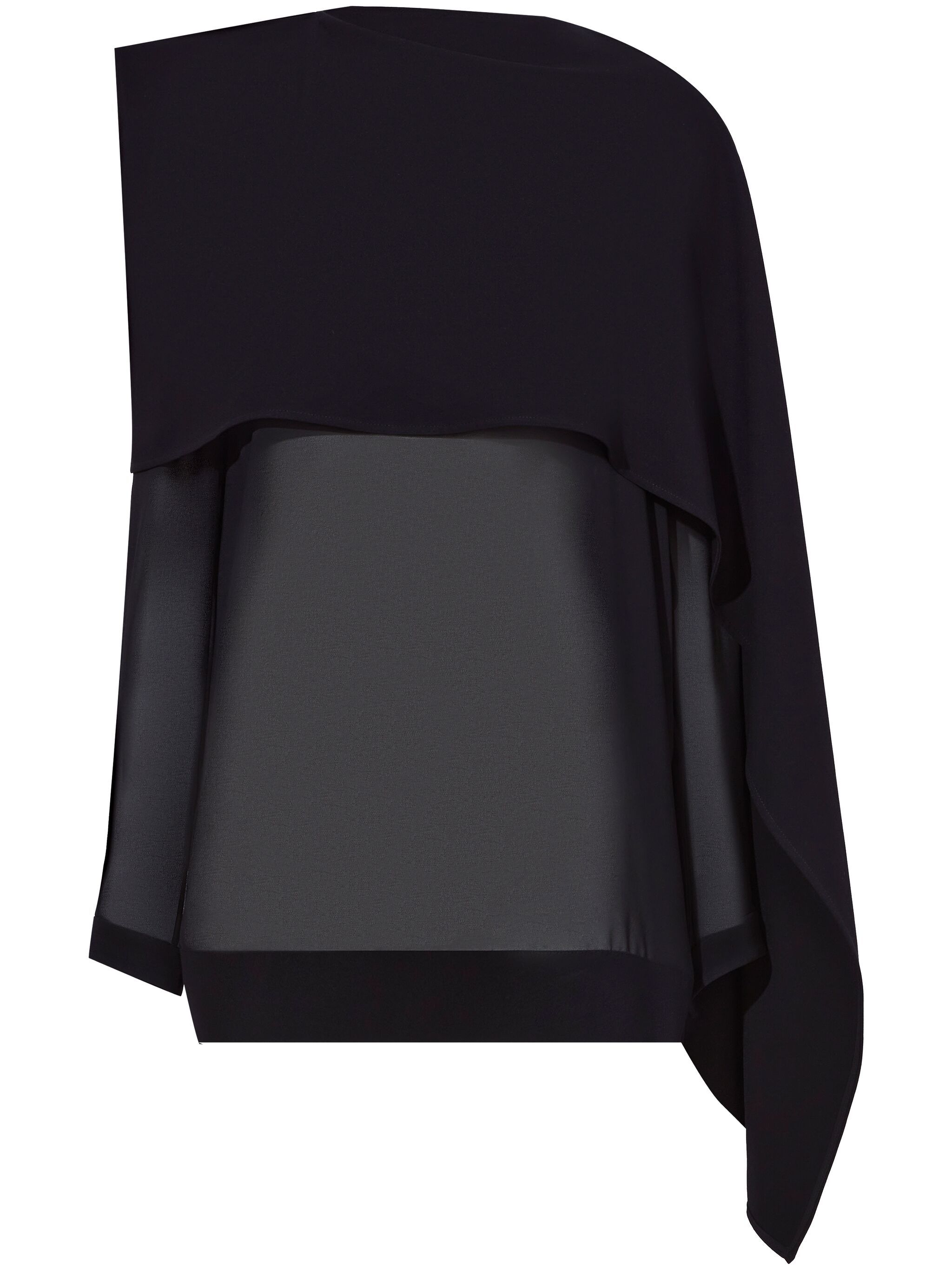 Proenza Schouler Proenza Schouler asymmetric semi-sheer chiffon top — Фото 16