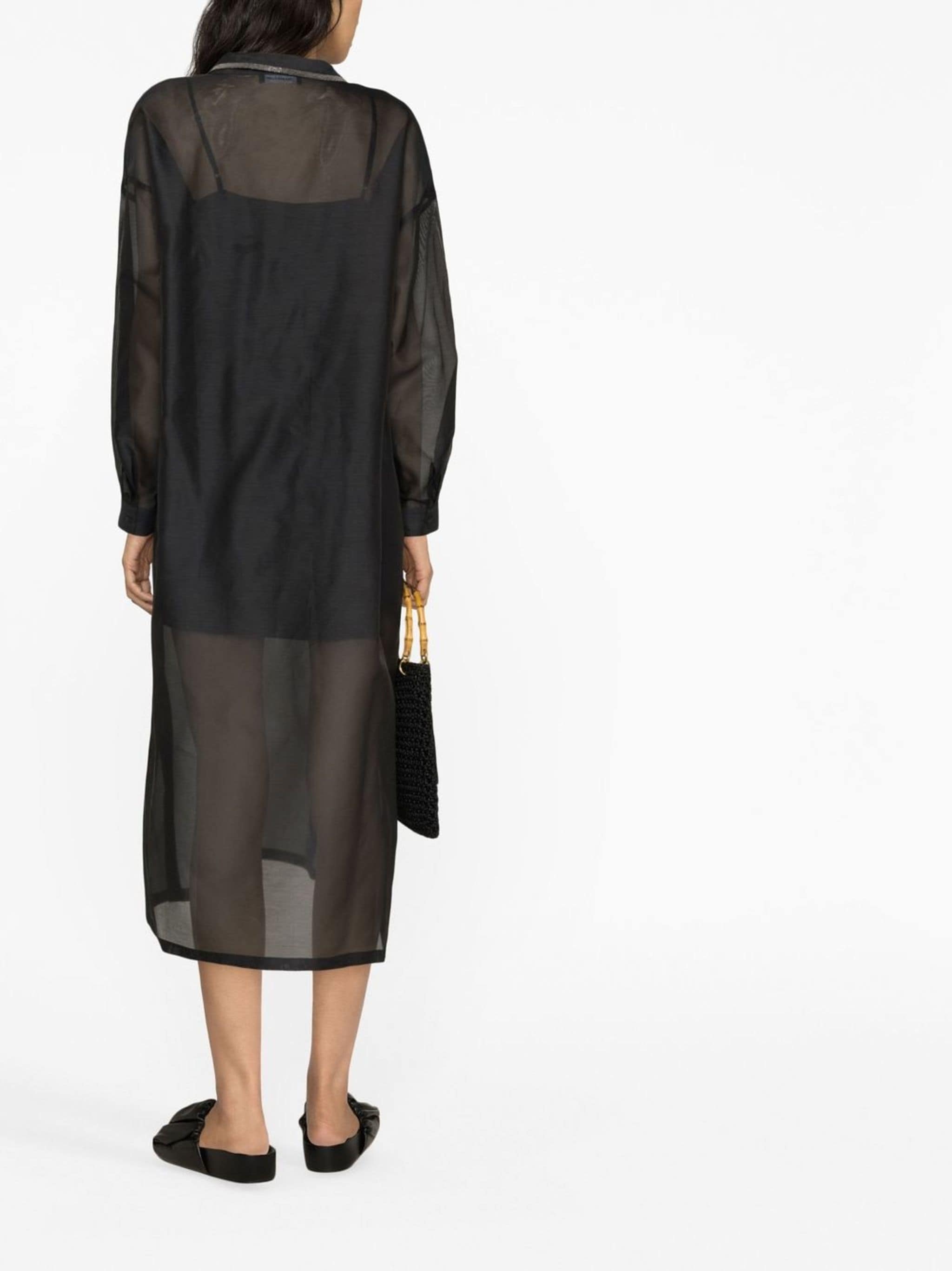 Fabiana Filippi Fabiana Filippi silk-blend midi dress — Фото 4