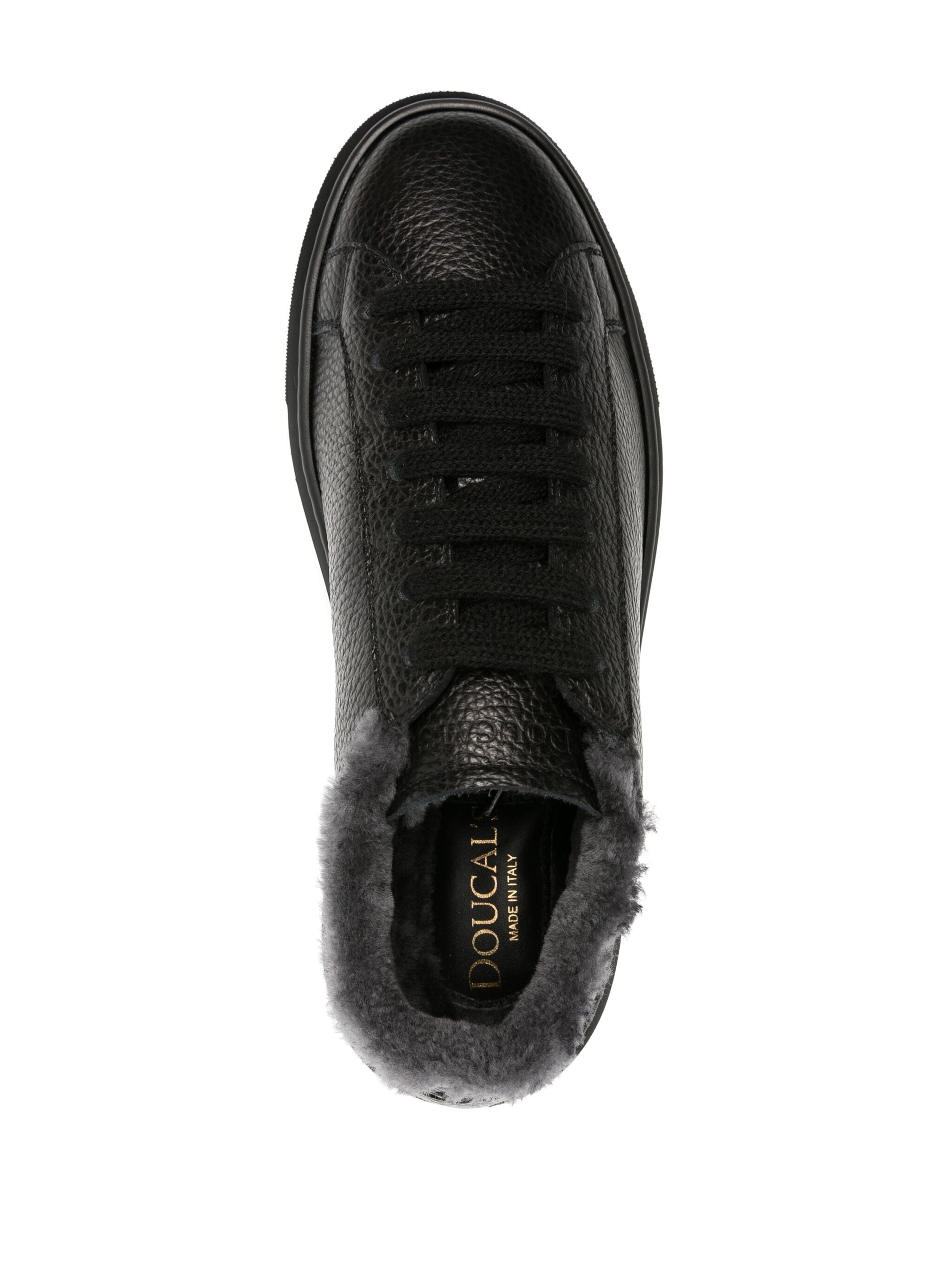 Doucal's Doucals faux-shearling leather sneakers — Фото 2