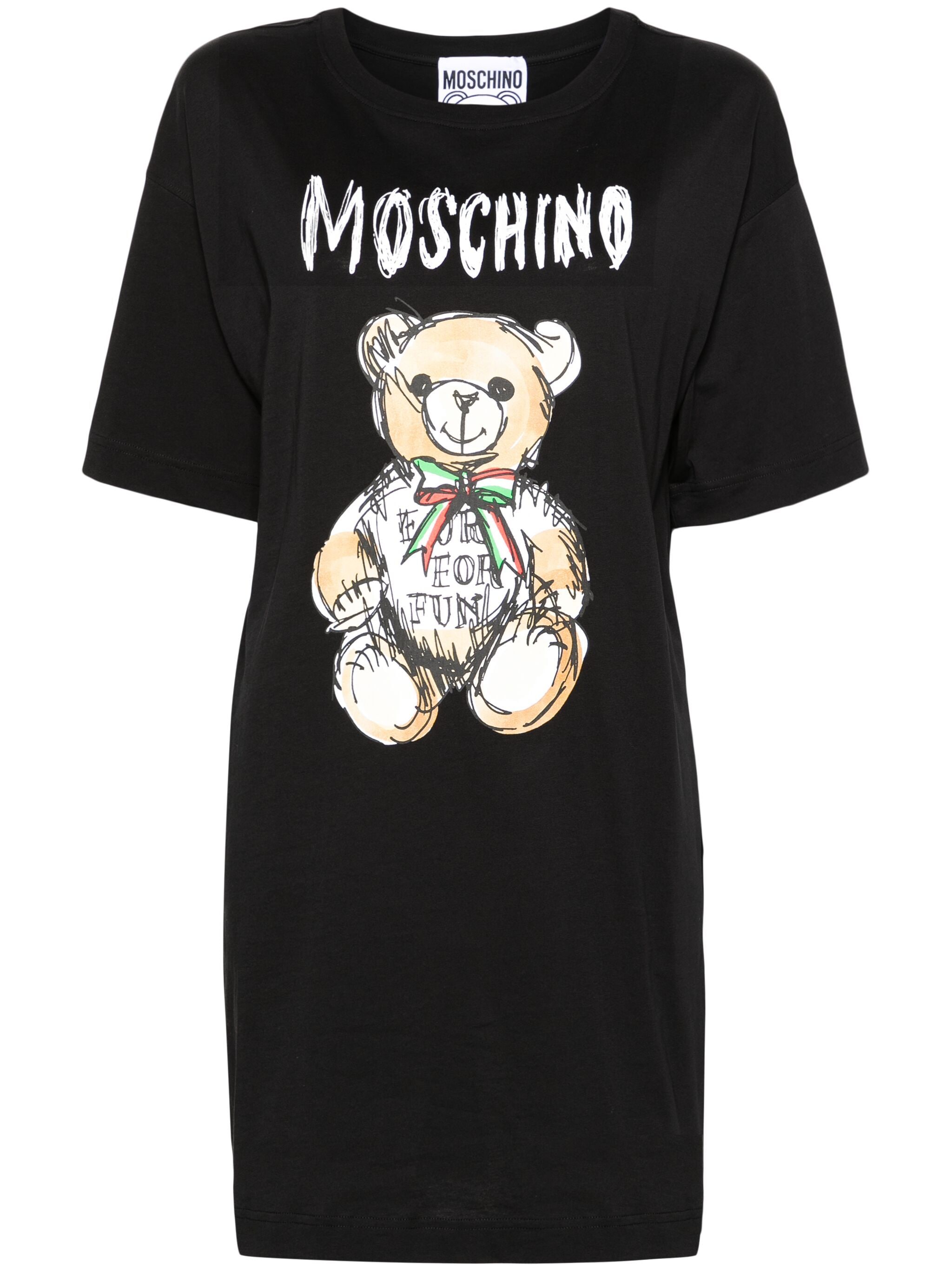 Moschino Moschino платье-футболка с принтом Teddy Bear — Фото 10