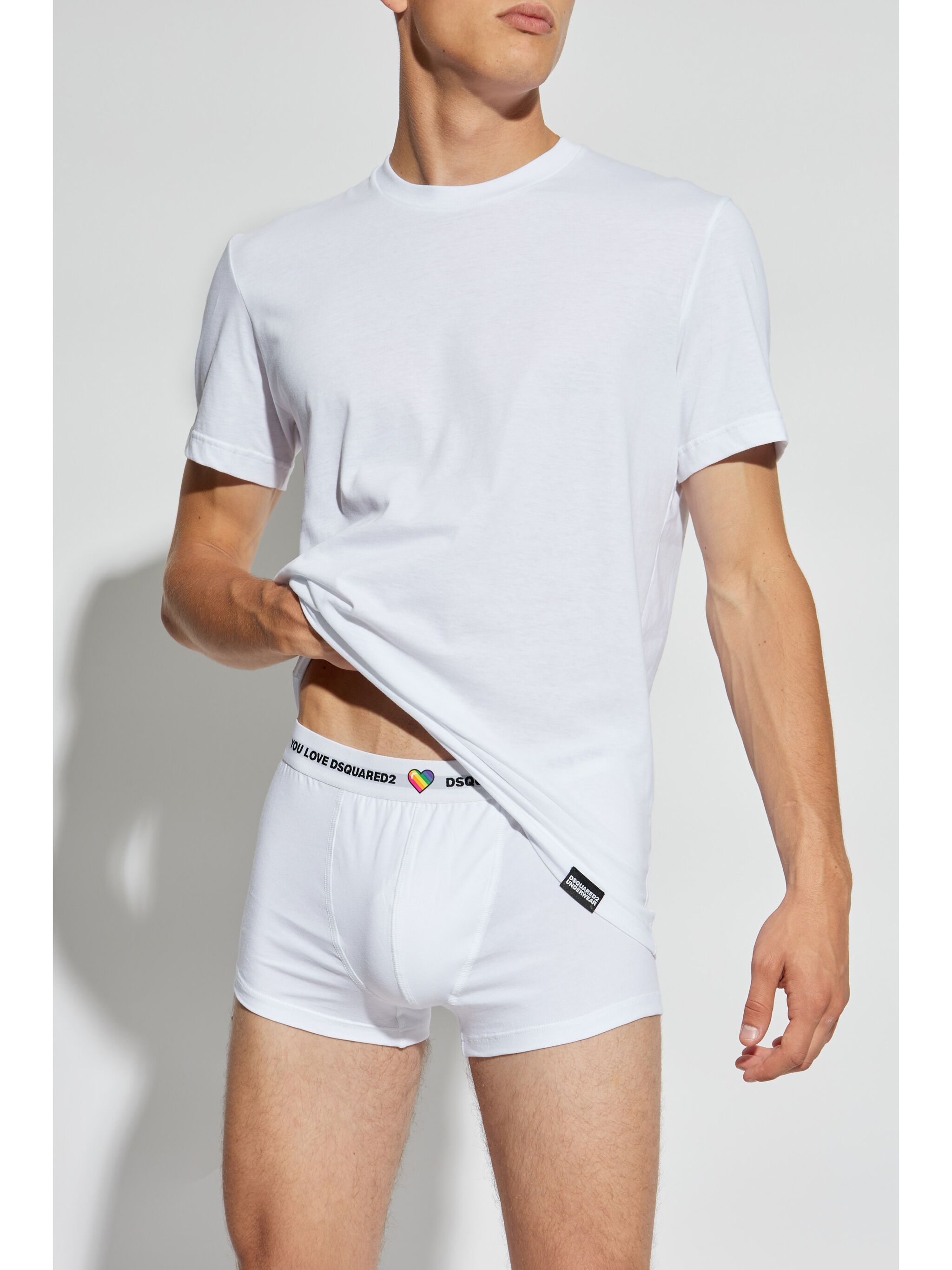 DSQUARED2 DSQUARED2 комплект из трех футболок с нашивкой-логотипом — Фото 1
