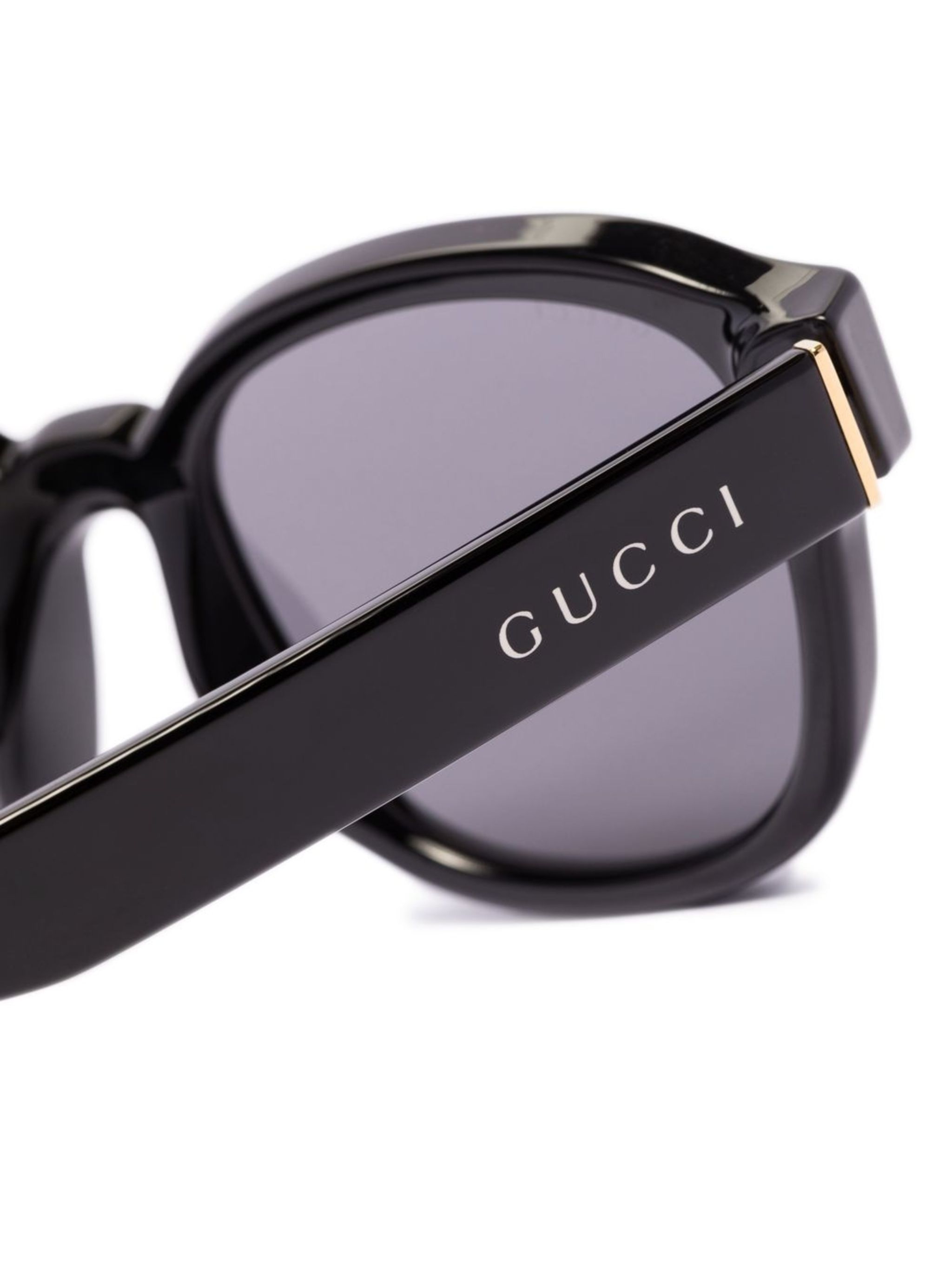 Gucci Eyewear Gucci Eyewear солнцезащитные очки в квадратной оправе с логотипом — Фото 3